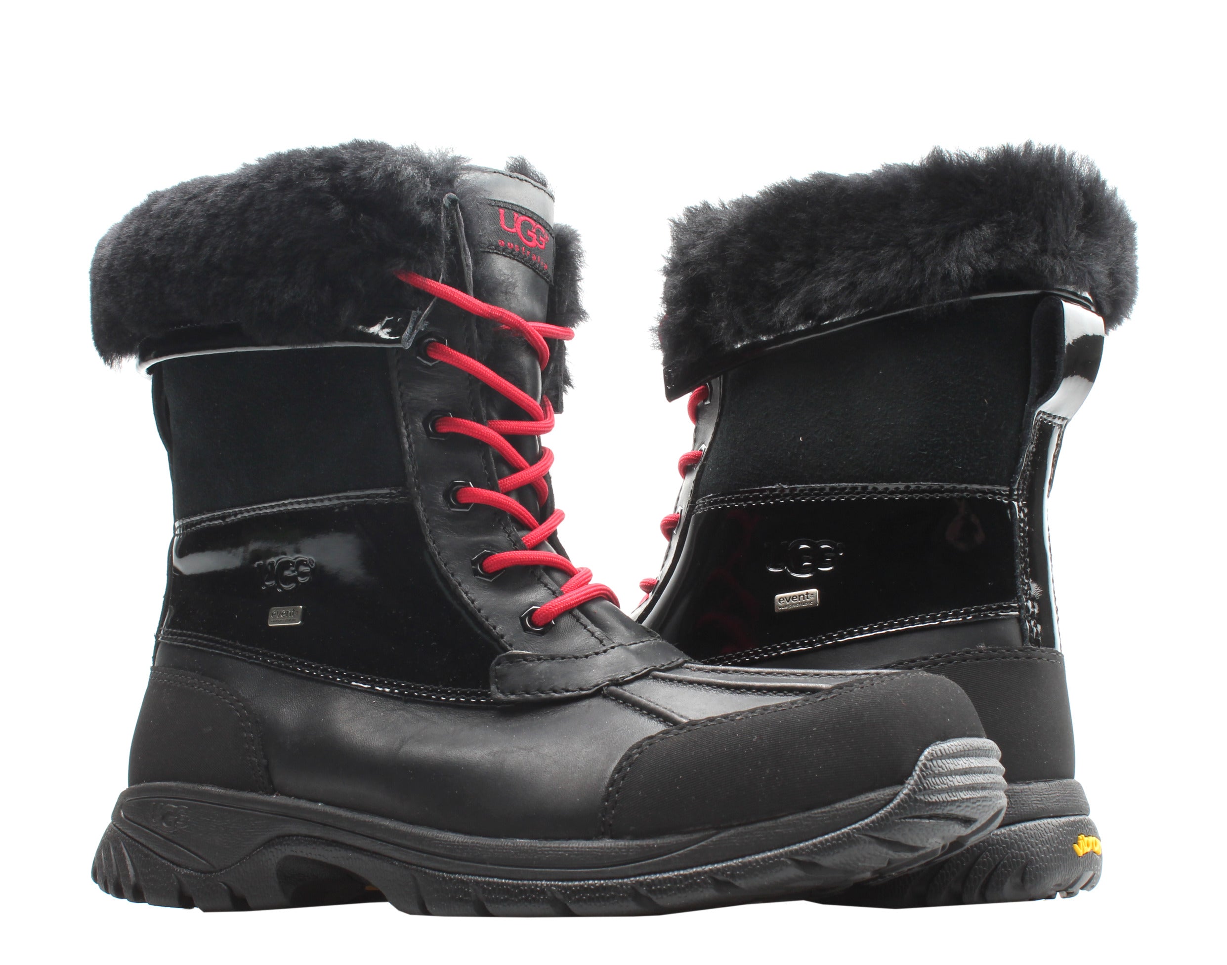 Black patent best sale leather ugg boots