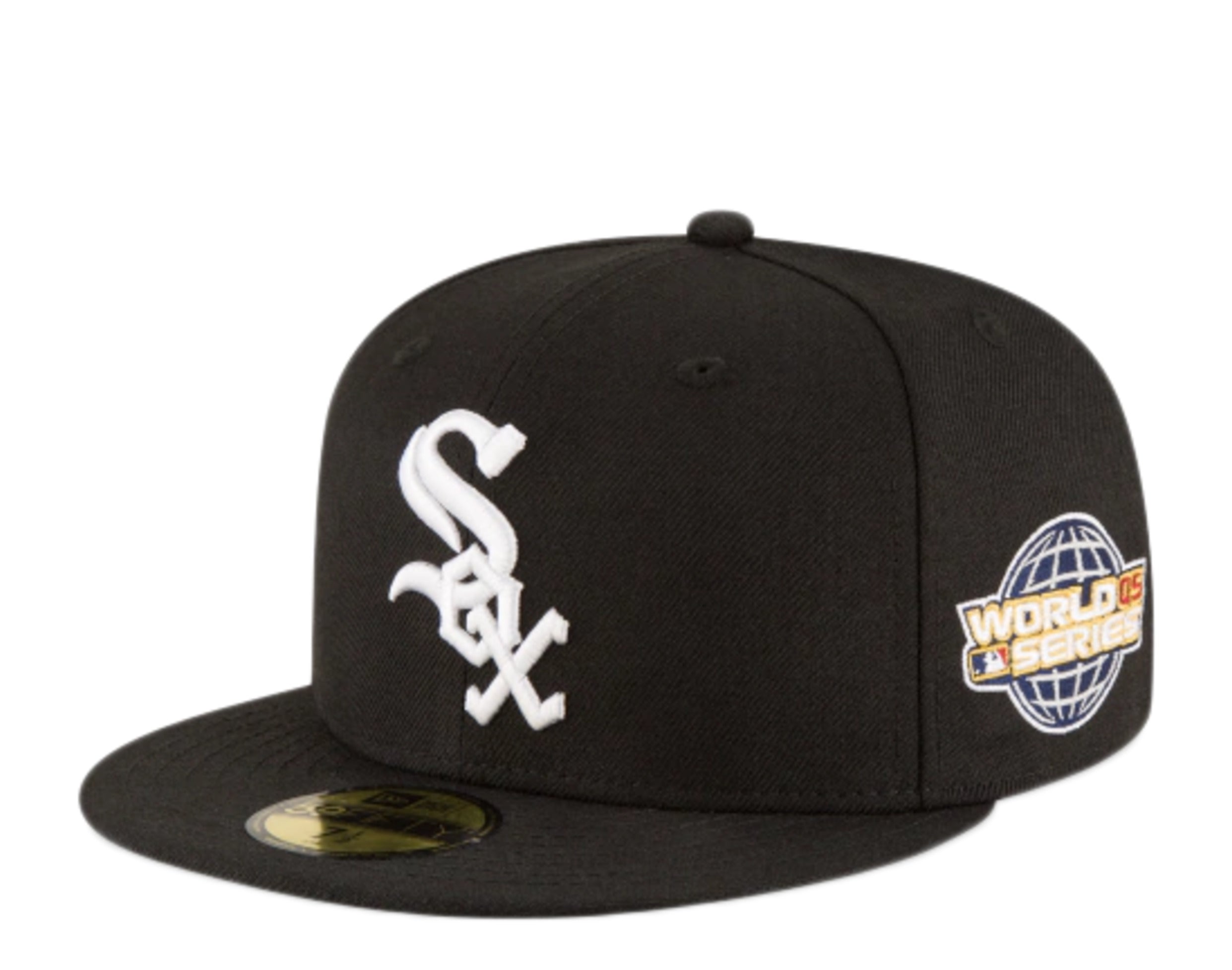 New Era Chicago White Sox 2005 World Series Champions White Black hat club 7