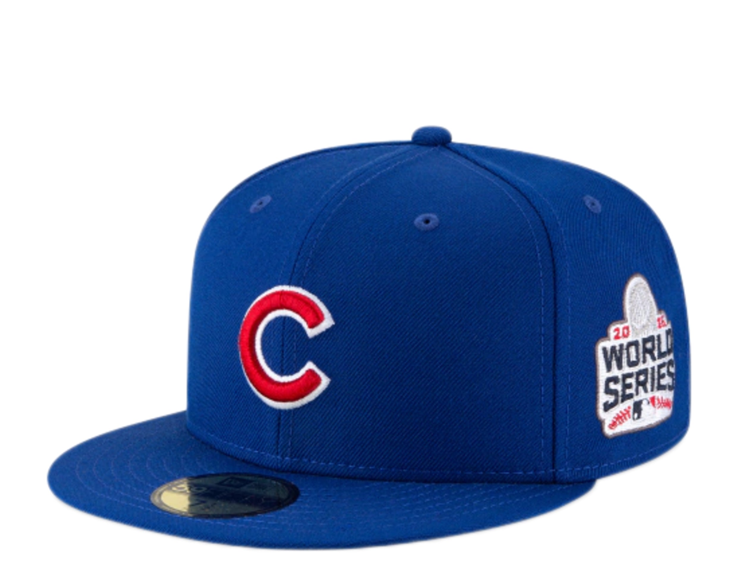 New Era 59FIFTY MLB Chicago Cubs 2016 World Series Fitted Hat 7 1/2