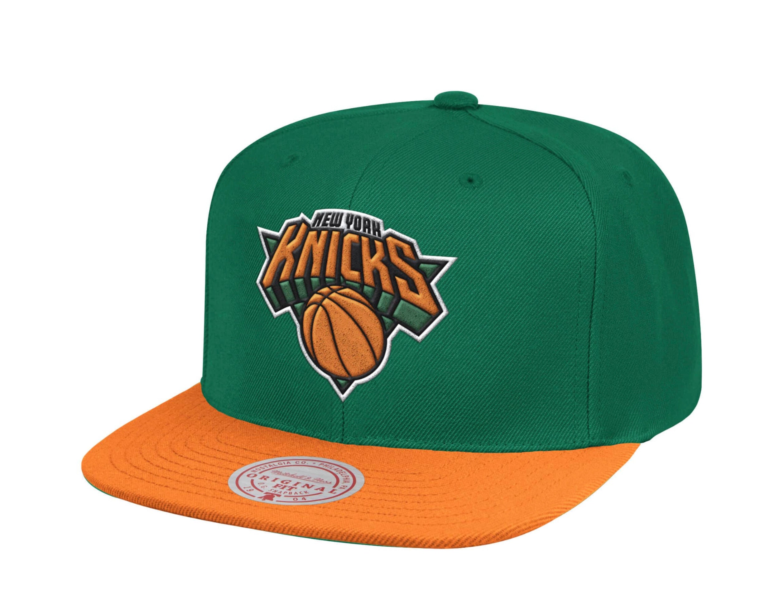 New York Knicks TC-BROWN SUEDE STRAPBACK Hat Mitchell & Ness