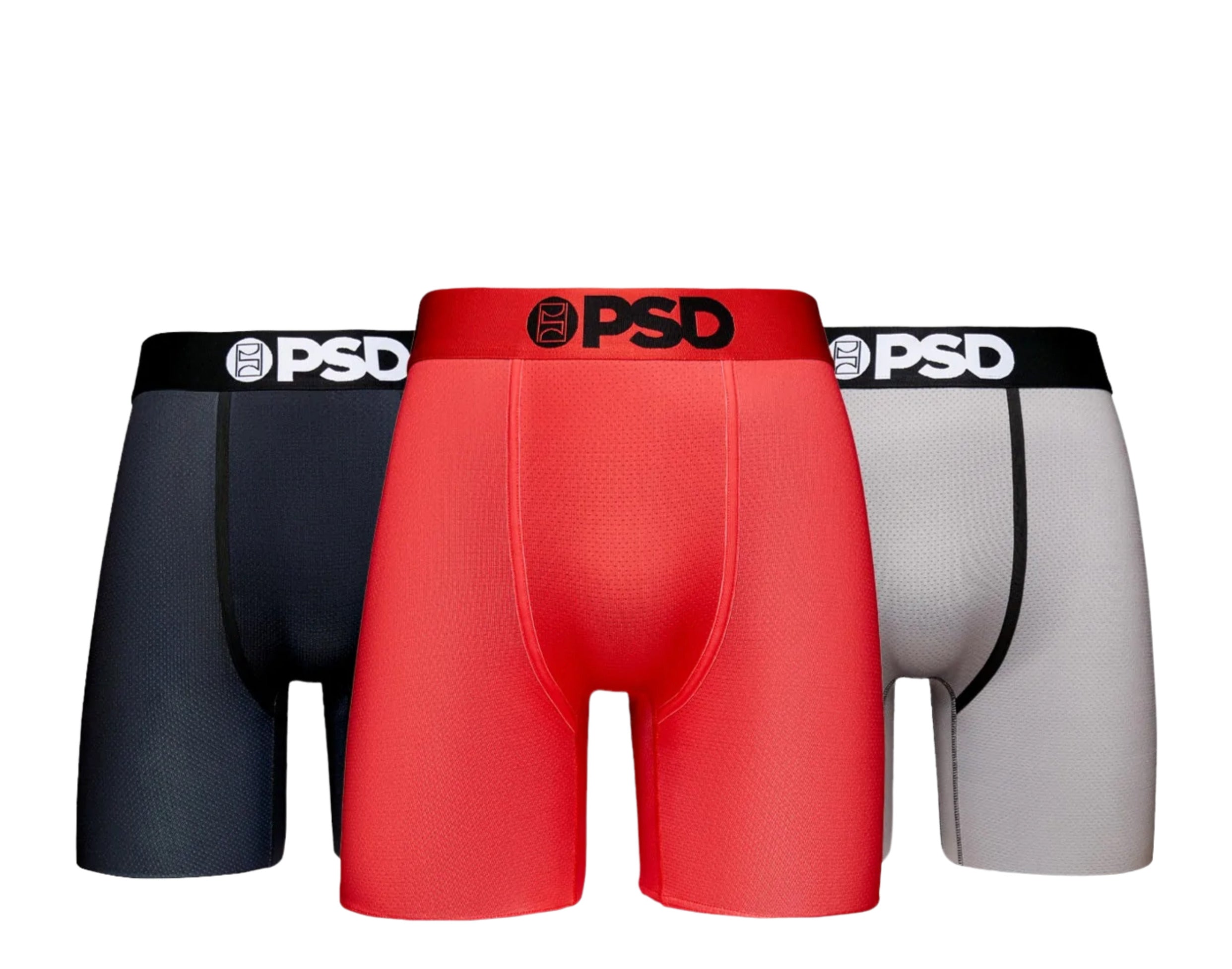 3 Pack PSD Men's The Staple Boxer Briefs - Models 2023 (Random Color)