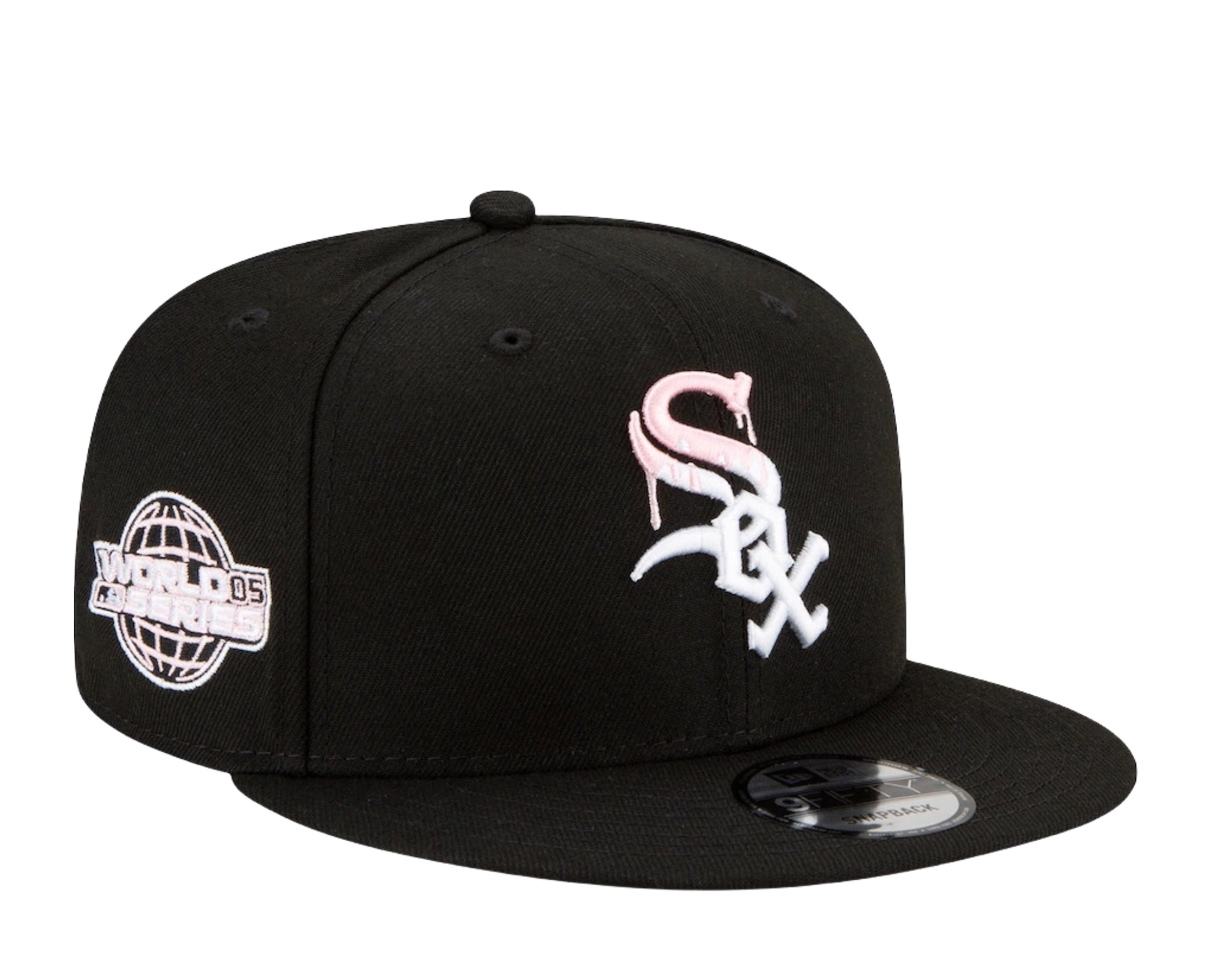 New Era Chicago White Sox Crest 9FIFTY Mens Snapback Hat White