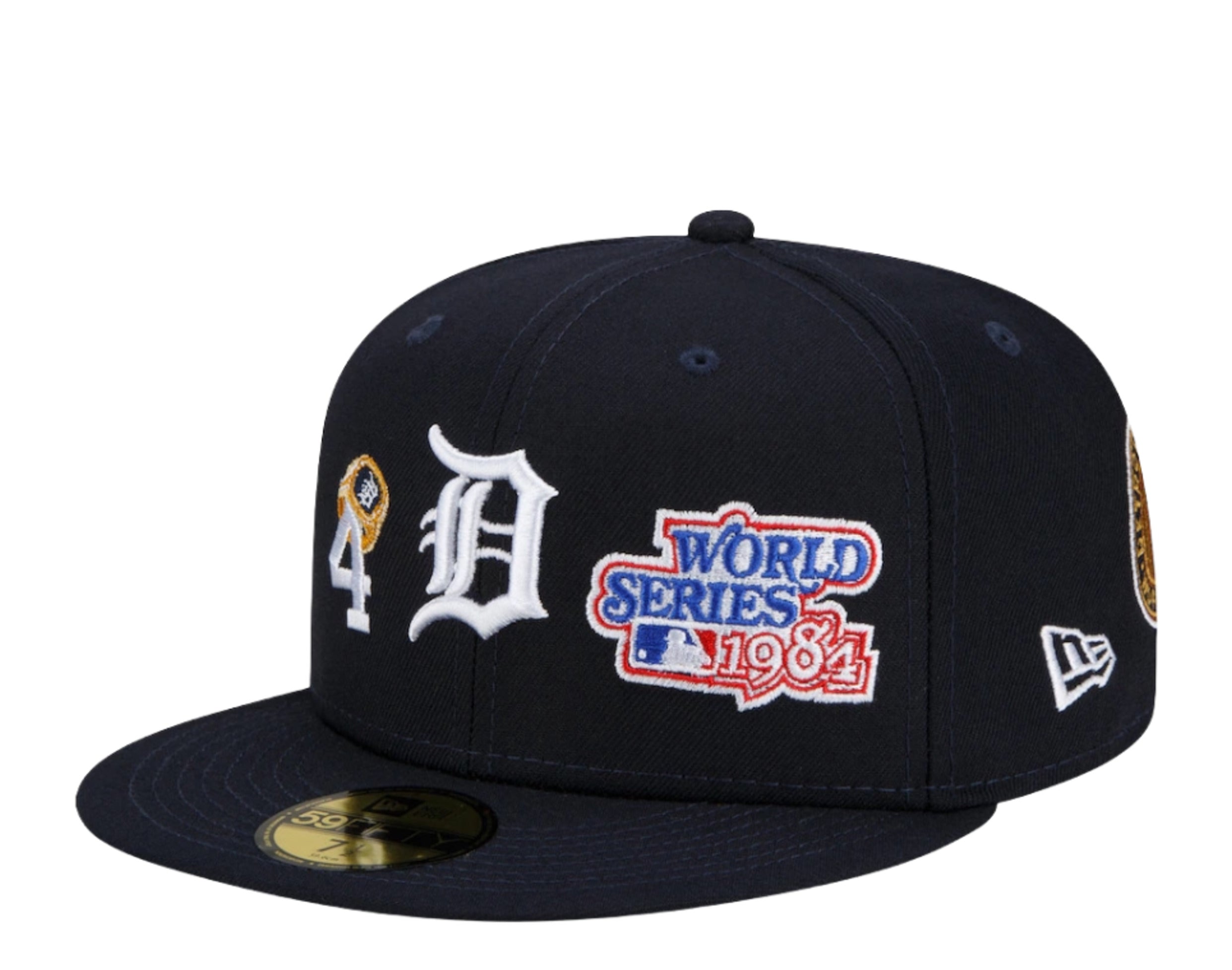 Detroit Tigers TEAM-PRIDE Grey-Navy Fitted Hat by New Era