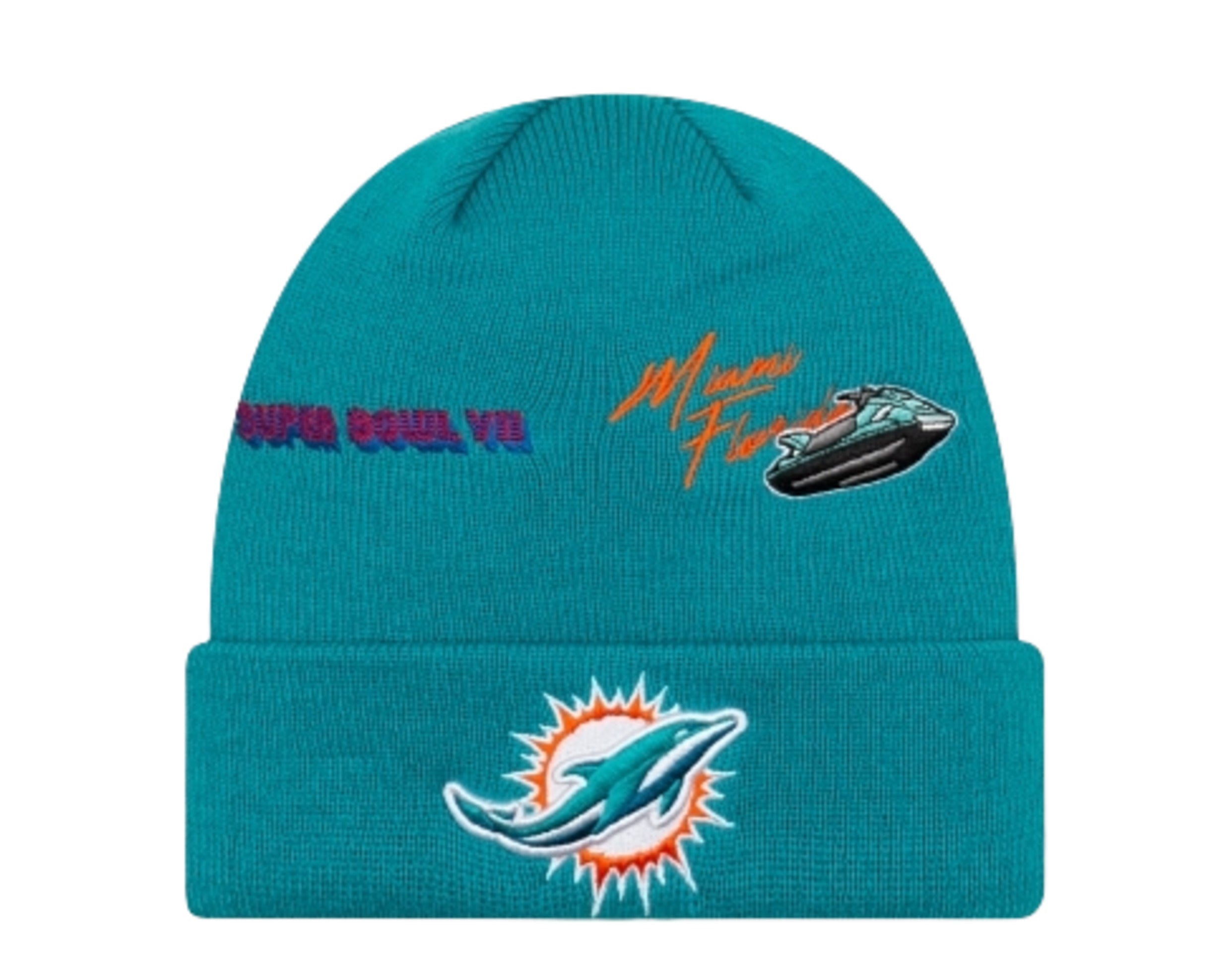 Teal Miami Dolphins NFL City Transit Collection By New Era Fitted