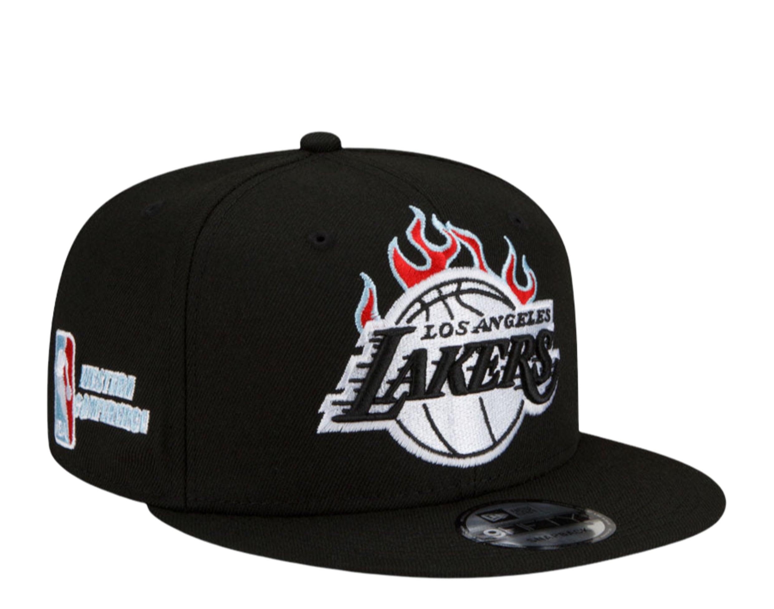 New Era 9FIFTY Los Angeles Lakers Snapback Hat Dark Royal