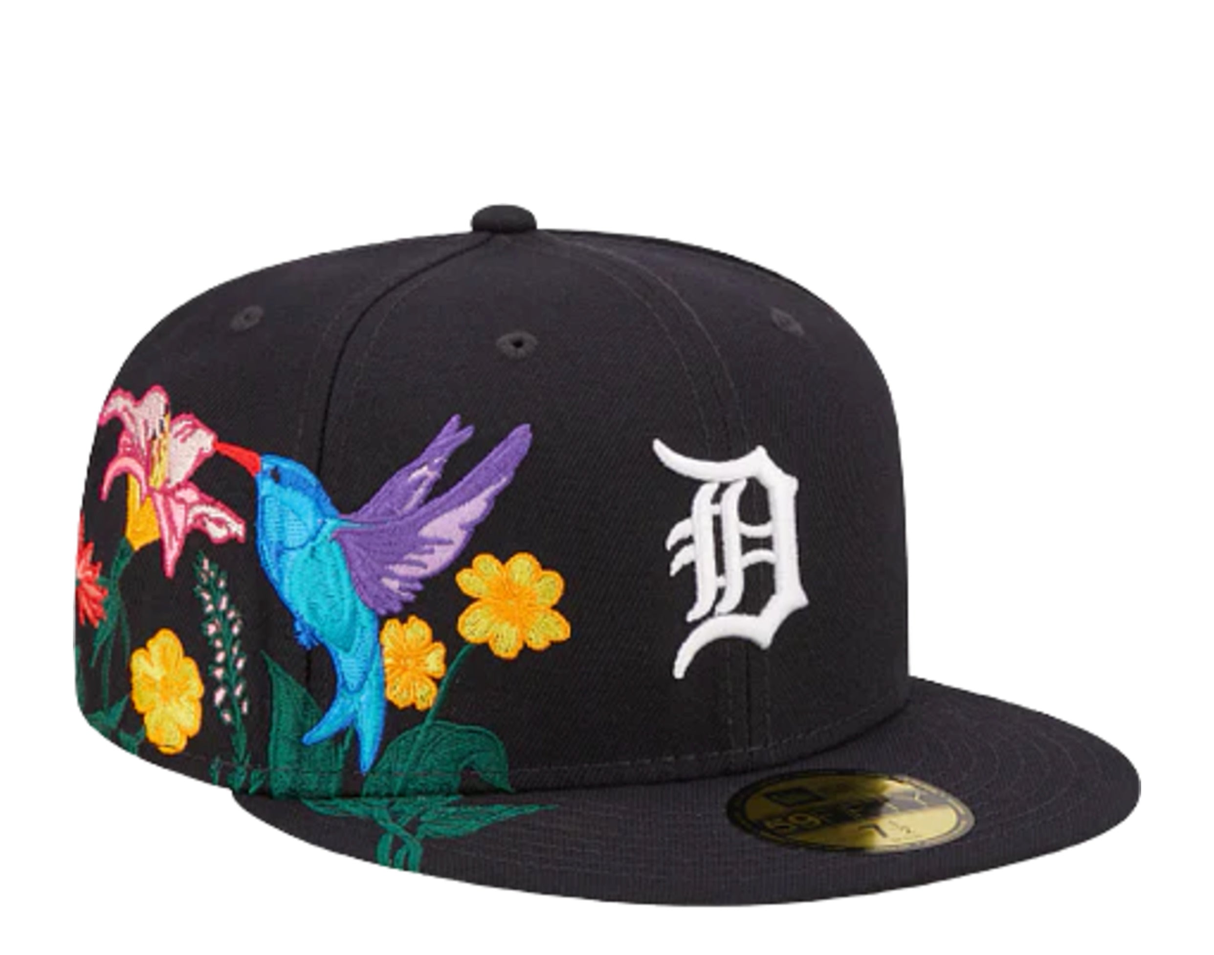Official New Era Detroit Tigers MLB Butterfly Gold 59FIFTY Fitted Cap  B5239_259 B5239_259 B5239_259
