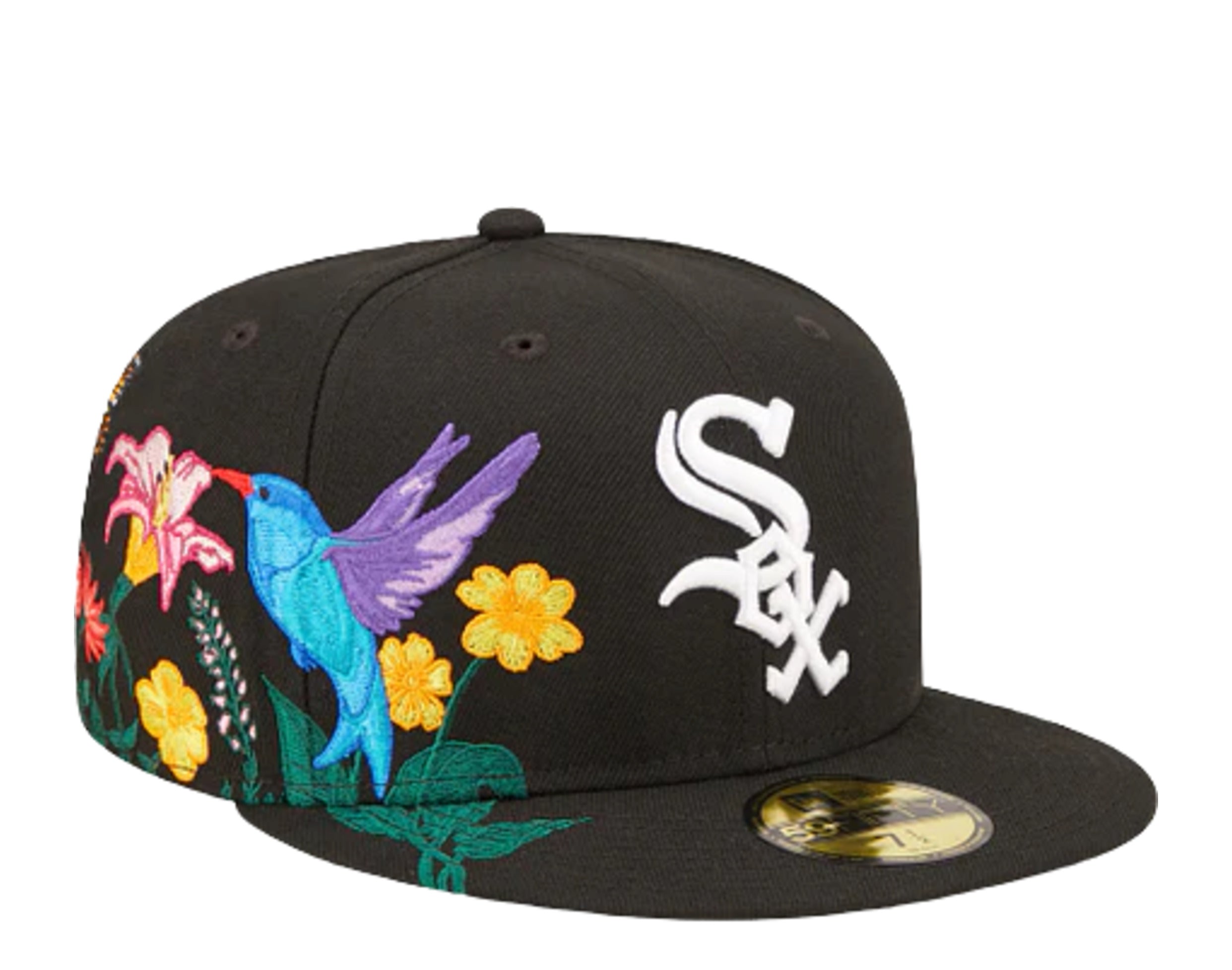 Official New Era MLB Floral Chicago White Sox Light Beige 59FIFTY Fitted  Cap B9666_978 B9666_978 B9666_978