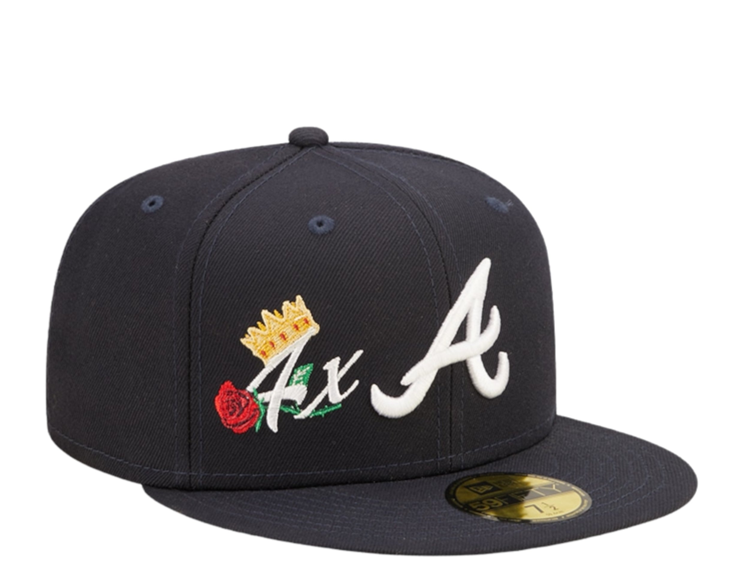 New Era 59FIFTY MLB Atlanta Braves Crown Champs WS Fitted Hat 7 3/8