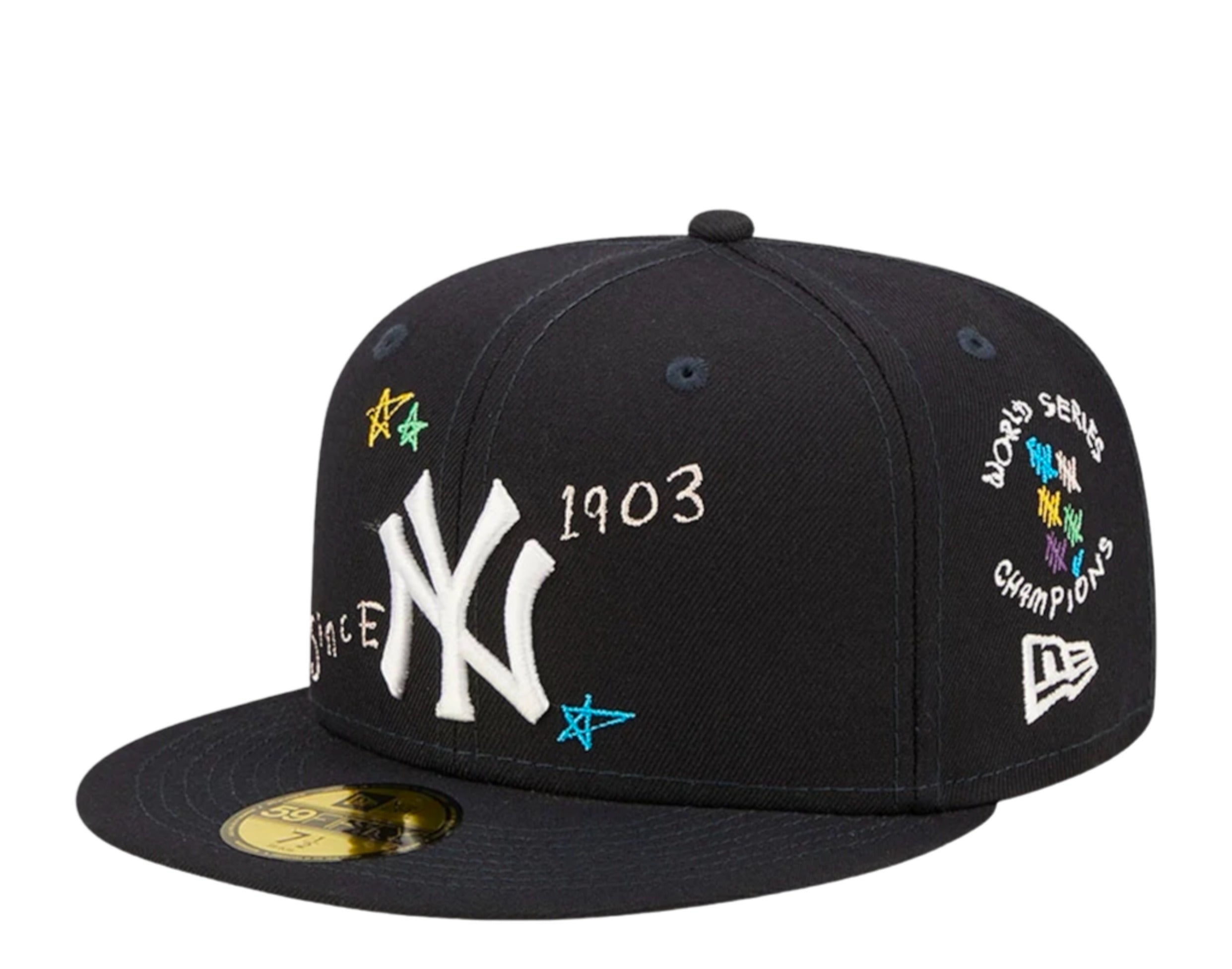 New Era 59Fifty MLB New York Yankees Scribble Fitted Hat – NYCMode