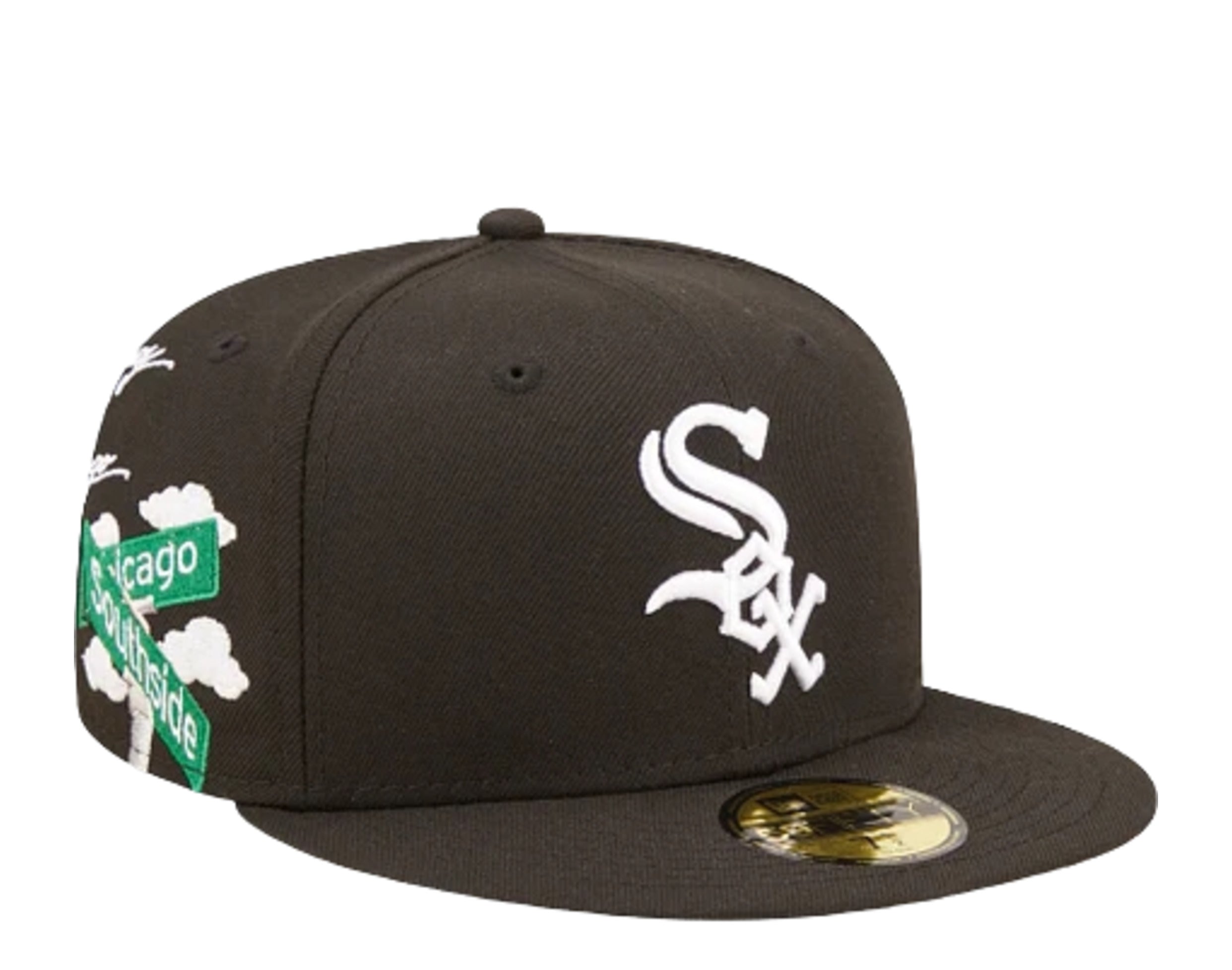 New Era Chicago White Sox lLogo Select Embroidered Shirt – Long