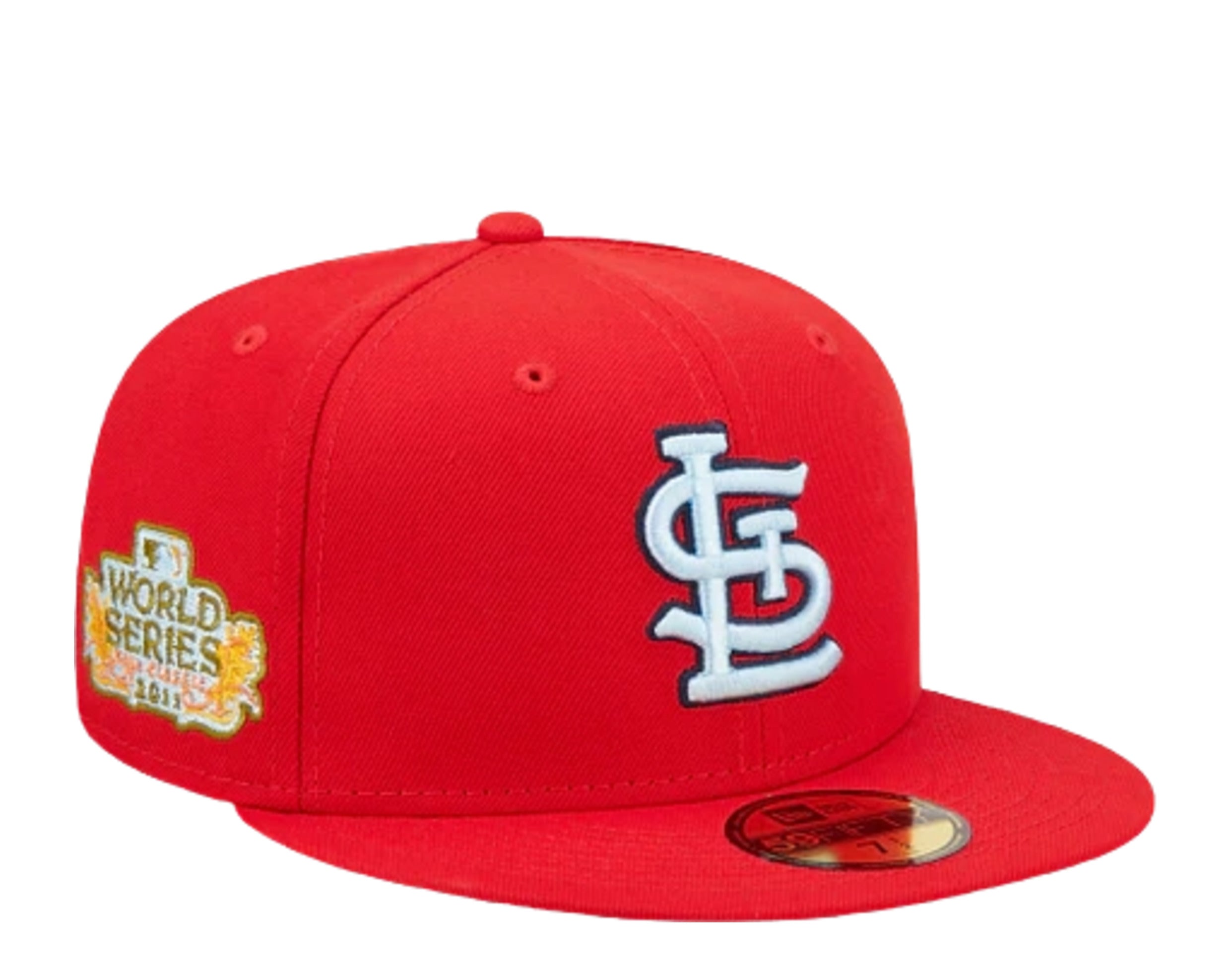 St. Louis Cardinals Black Red 59Fifty Fitted Hat by MLB x New Era