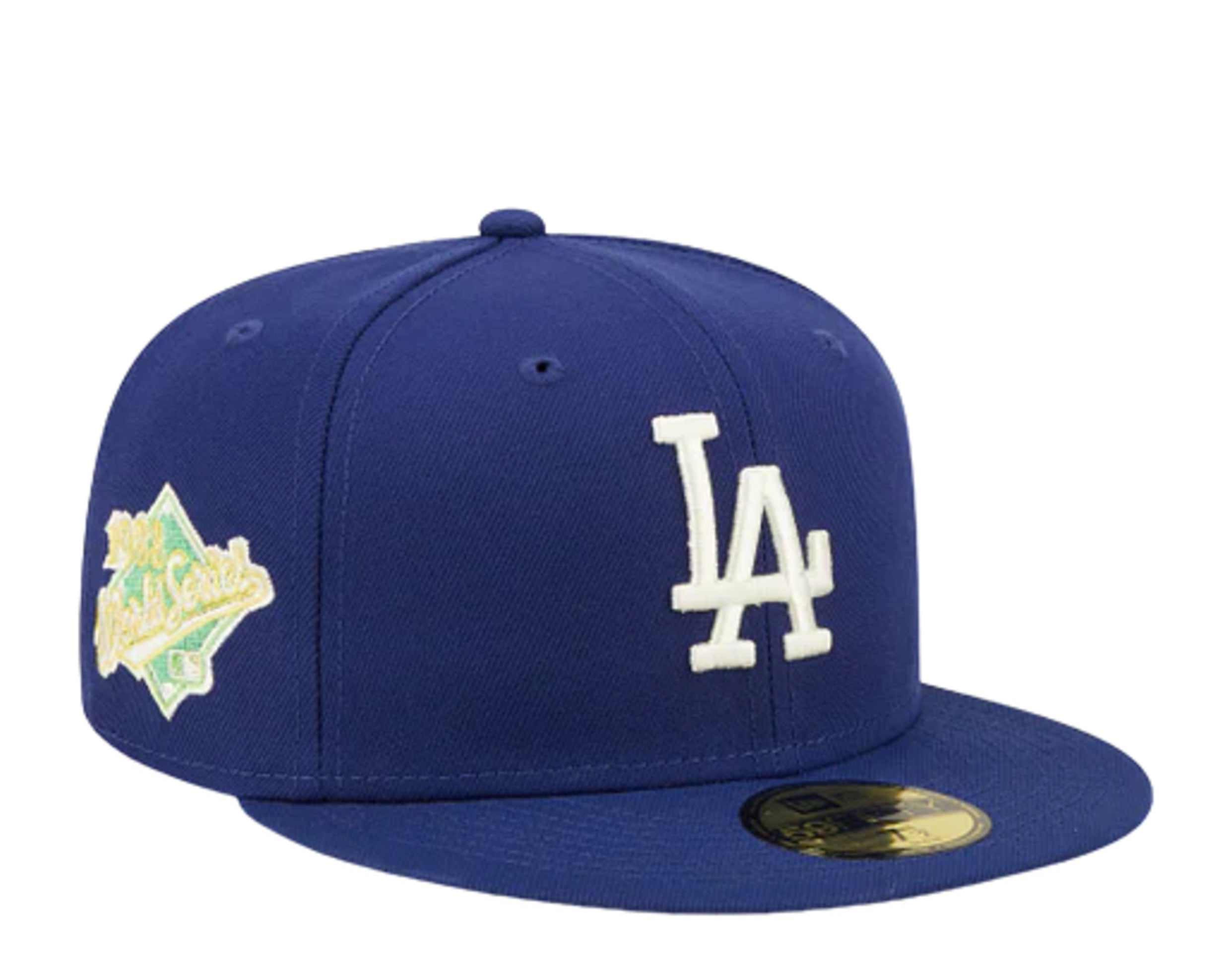 Men's Los Angeles Dodgers New Era Royal 1988 World Series Champions Citrus  Pop UV 59FIFTY Fitted Hat