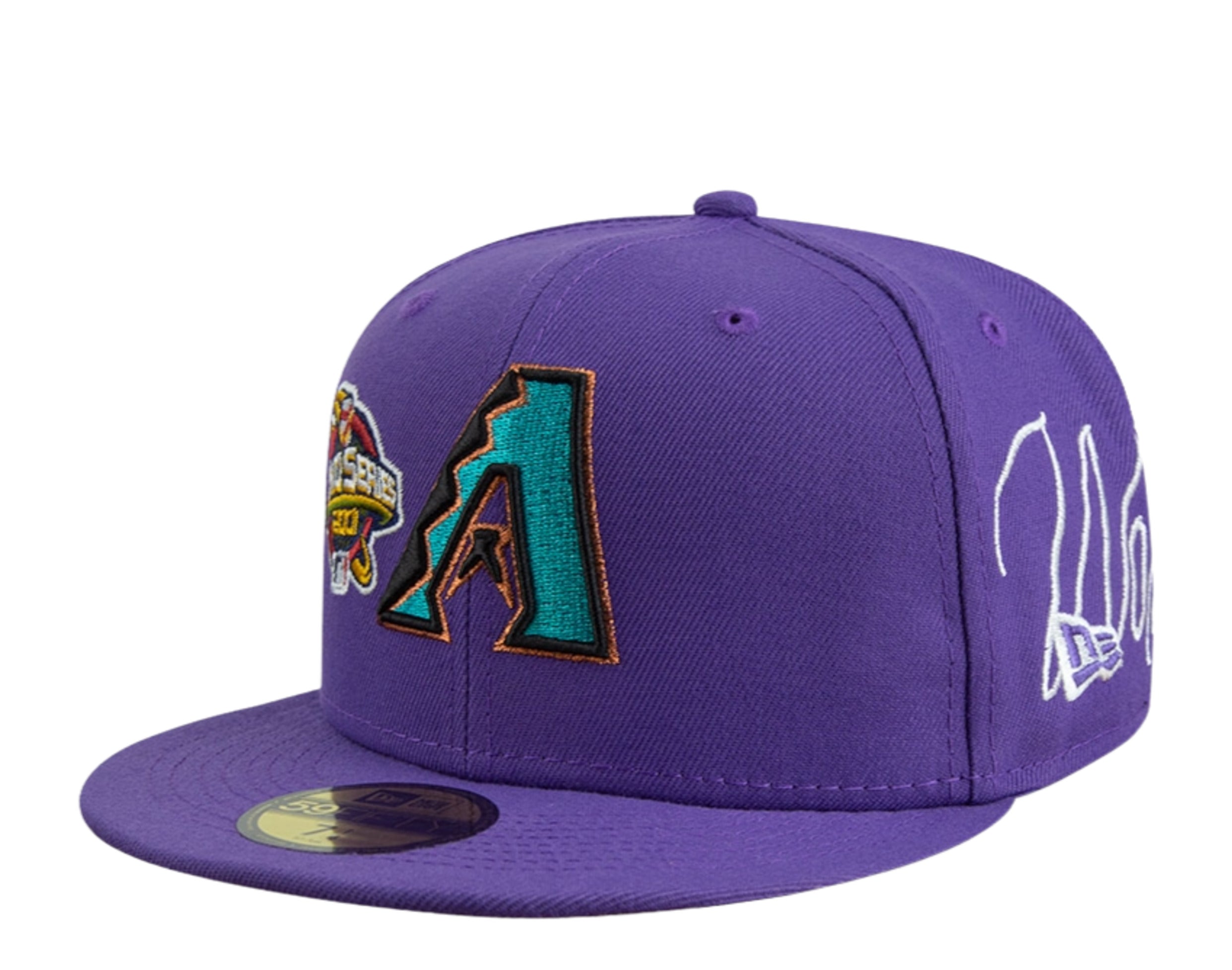 New Era 59Fifty Arizona Diamondbacks 1998 Jersey Hat - Purple, Teal, M –  Hat Club