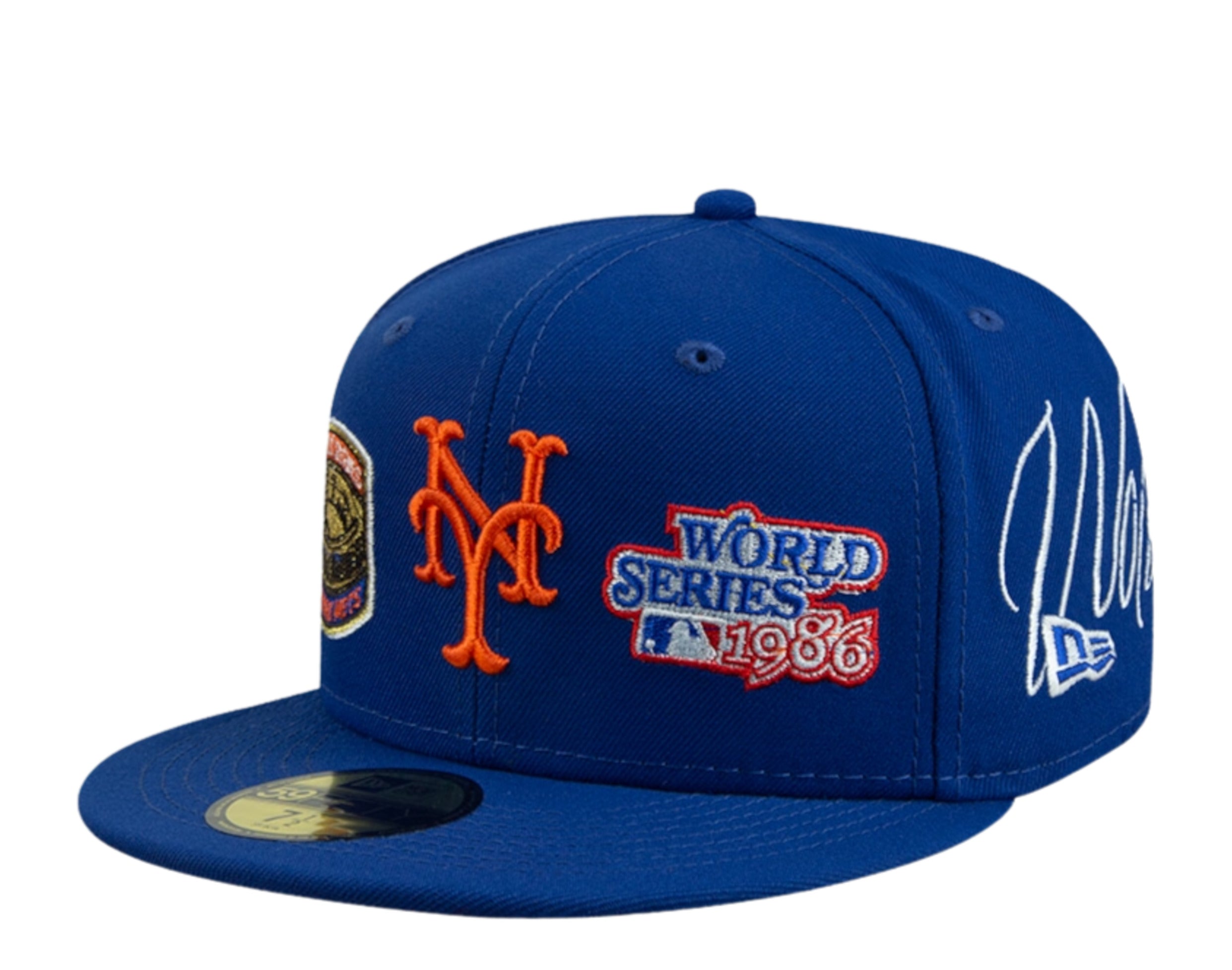 New York Mets HISTORIC CHAMPIONS Royal Fitted Hat by New Era