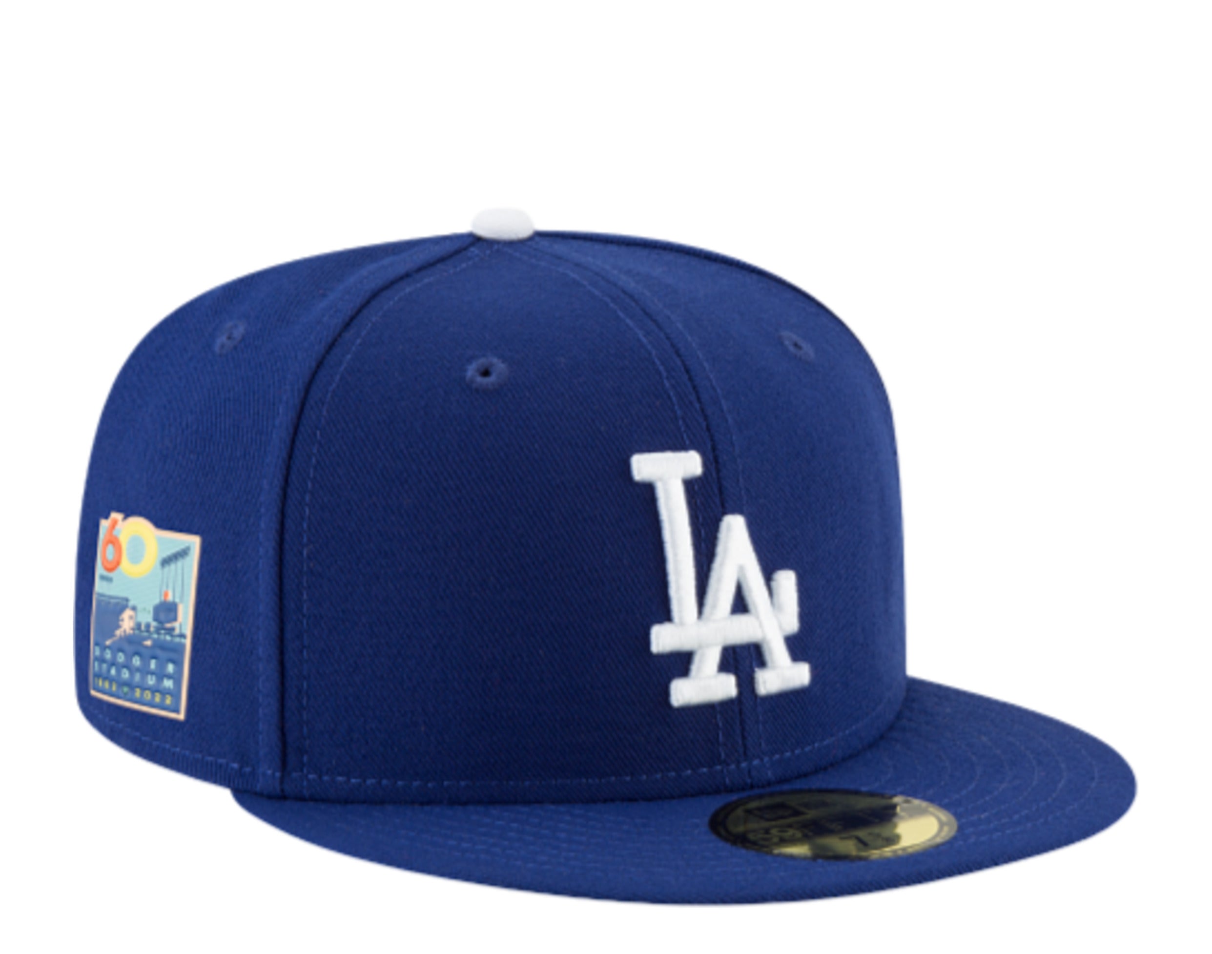 New Era 59FIFTY MLB Los Angeles Dodgers 60th Anniversary Authentic Collection Fitted Hat 7 1/8