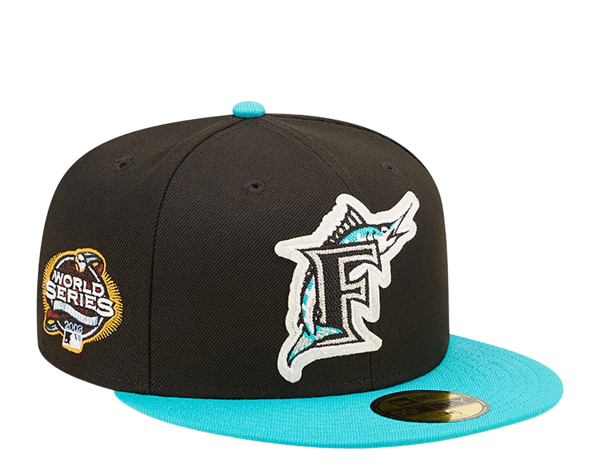 New Era Florida Marlins Blooming 59FIFTY Fitted 7 3/4 / Black
