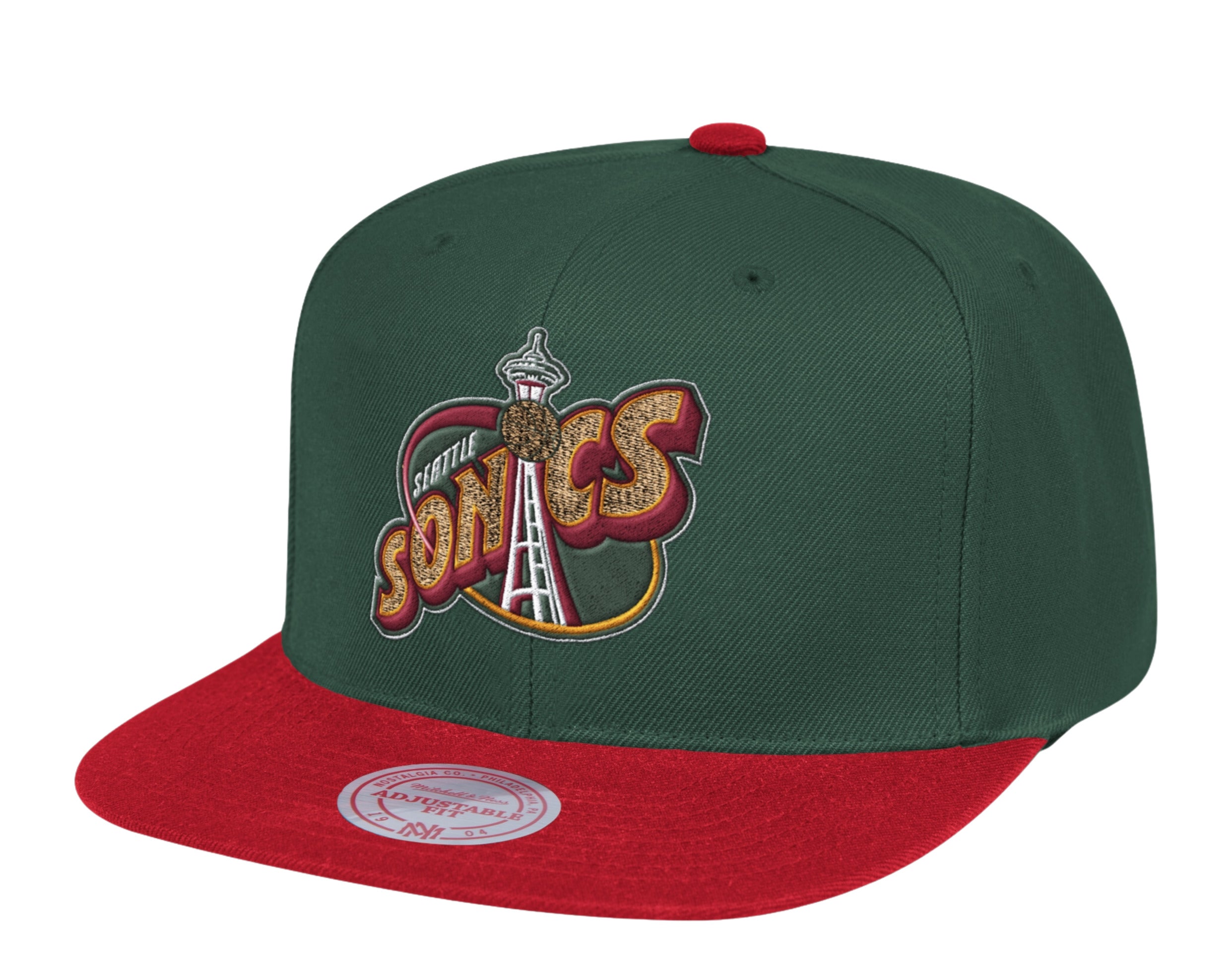 MITCHELL & NESS - Men - Seattle Supersonics Wool 2 Tone Snapback HWC - -  Nohble