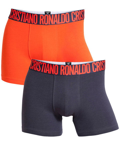 Buy CR Cristiano Ronaldo Pack Of 2 Multicoloured Solid Trunks 8302 49 532 -  Trunk for Men 7934429