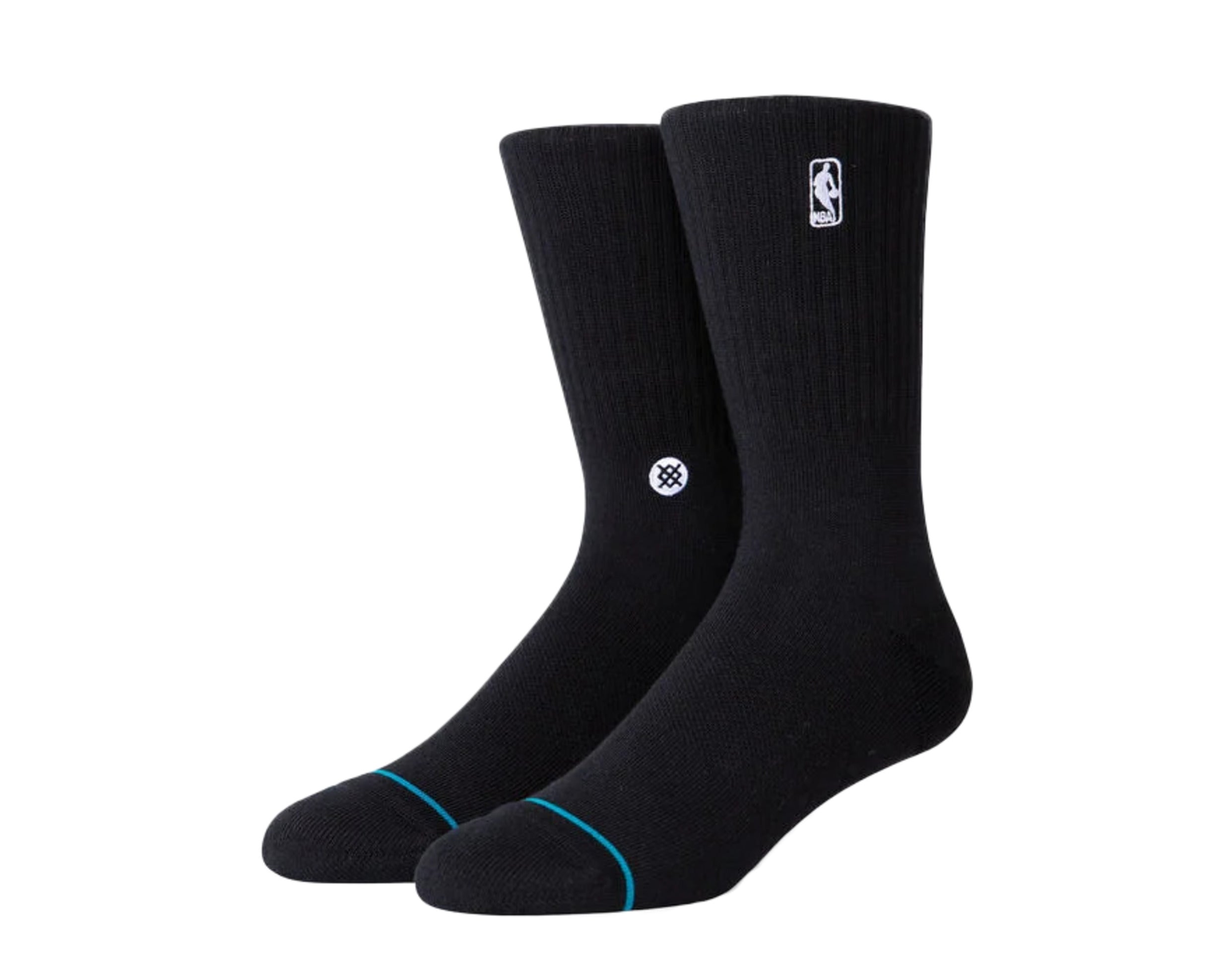 Stance Casual NBA Logoman St Crew Socks M Black NYCMode