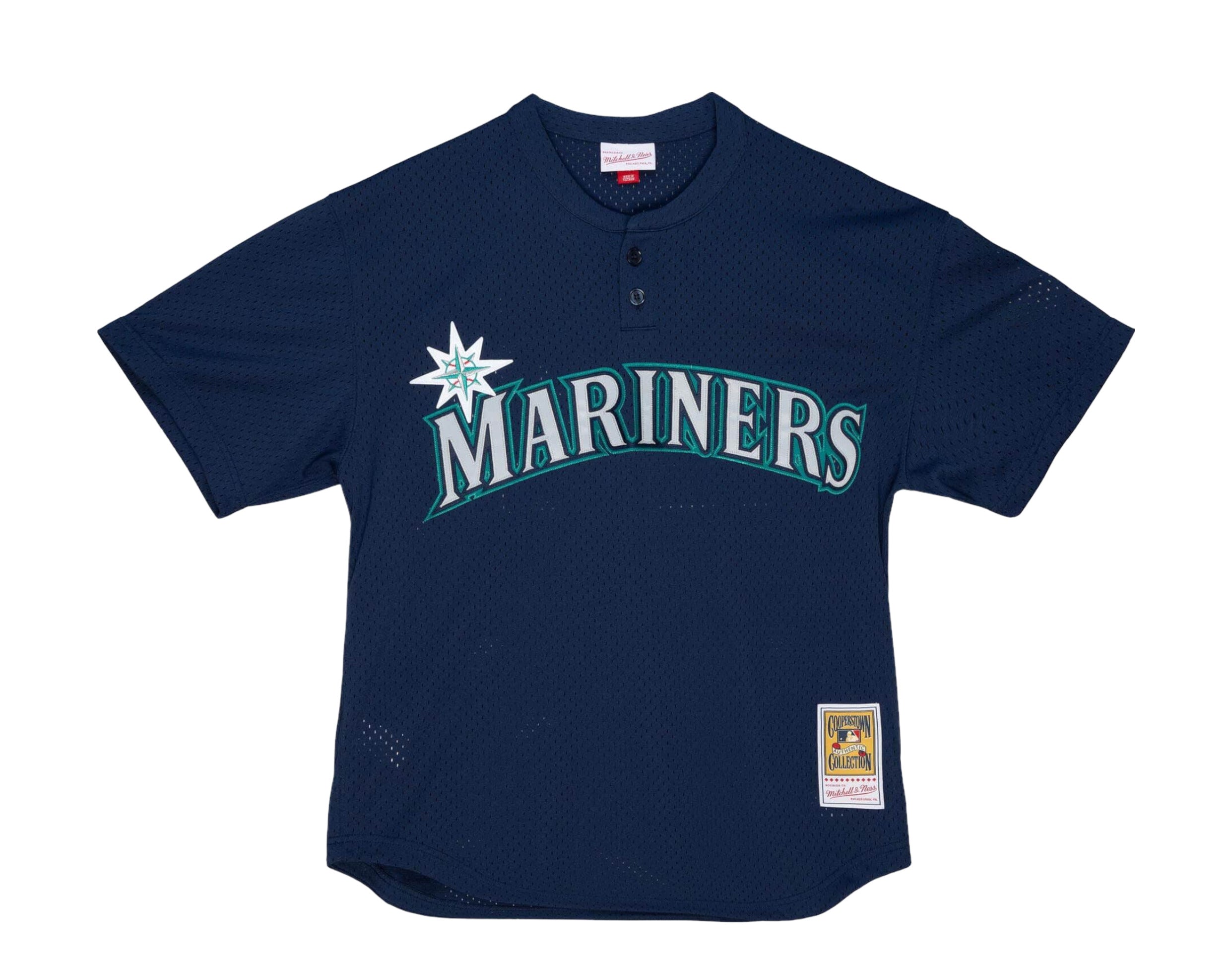 Mitchell & Ness Authentic Mesh BP Seattle Mariners 1995 Ken Griffey Jr –  NYCMode