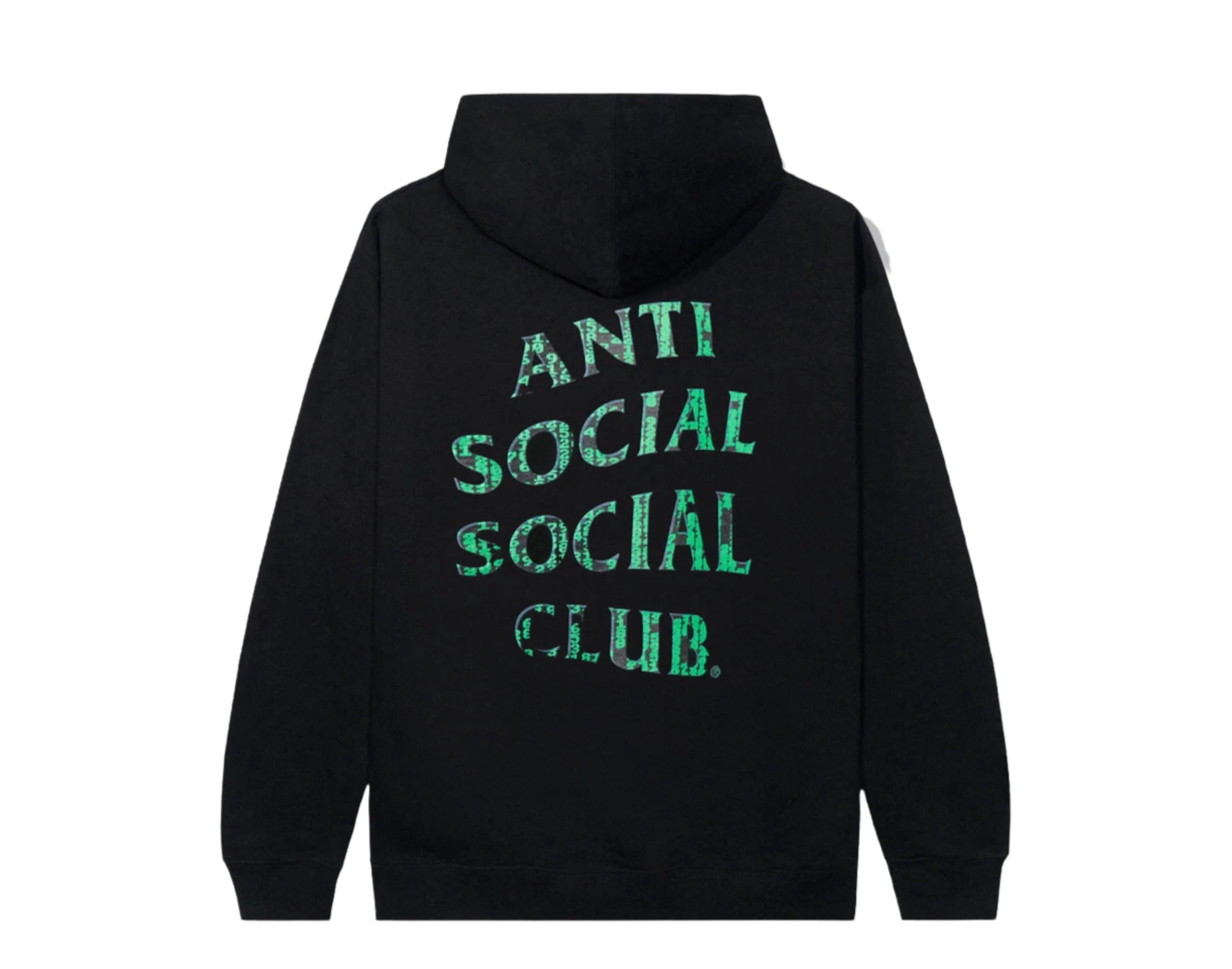 Assc crystal factory clear hoodie black