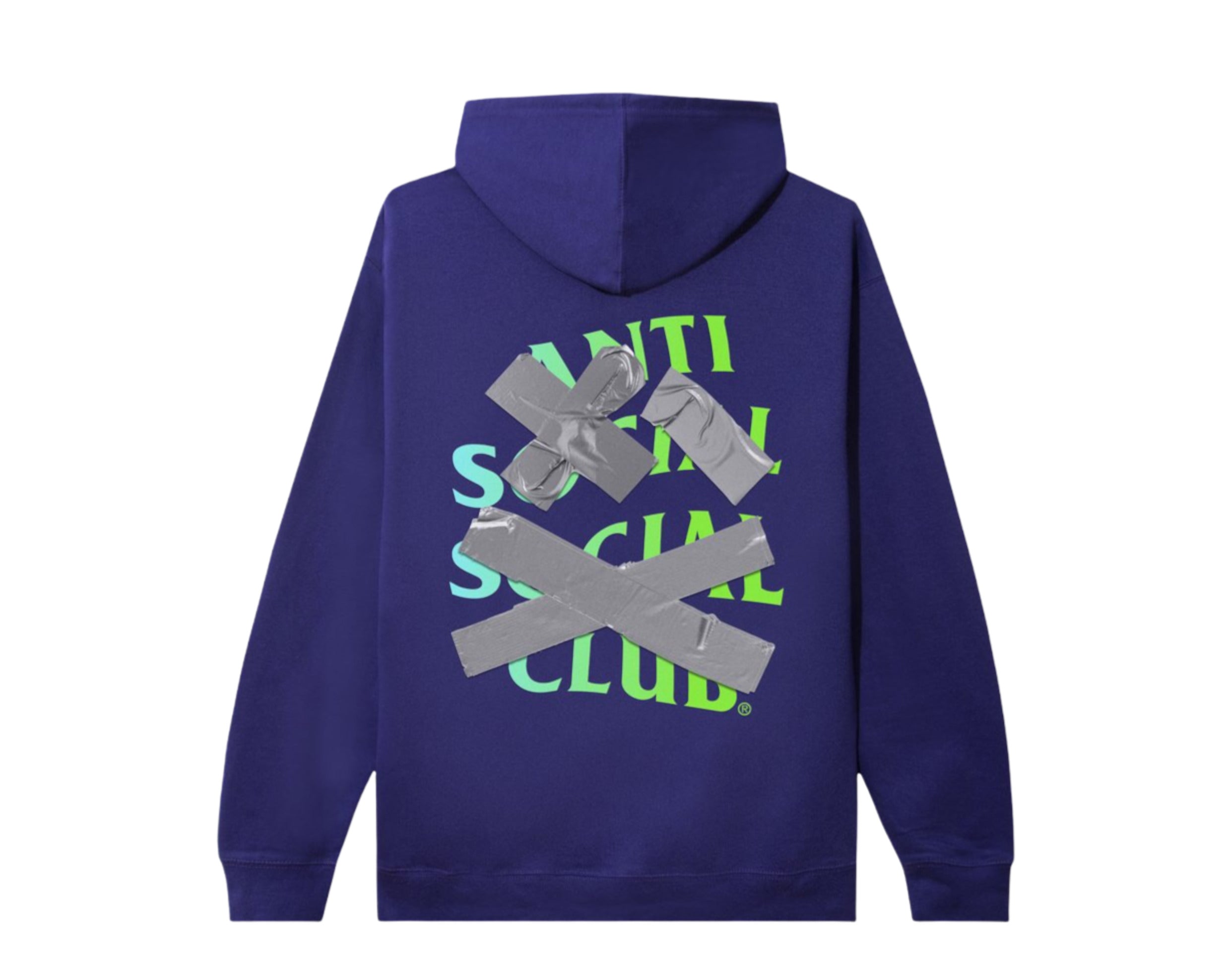 Anti social social outlet club purple hoodie