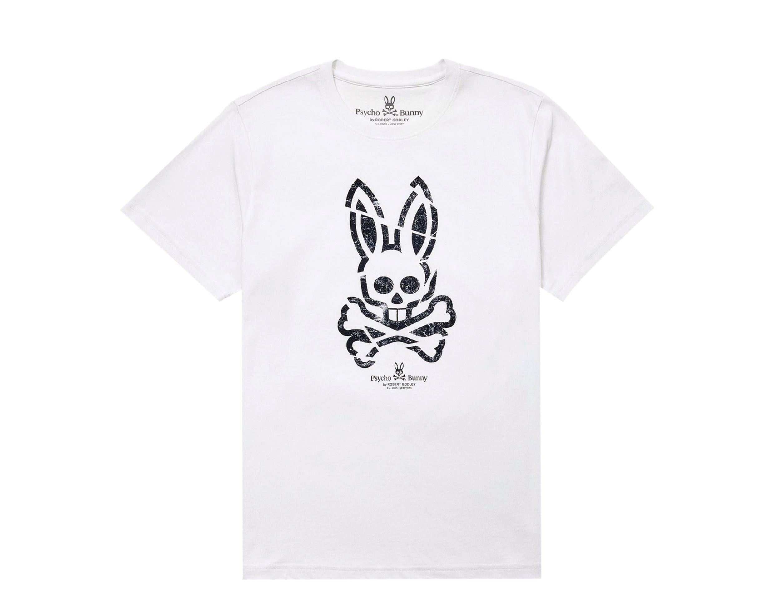 MENS NEW YORK WHITE BUNNY SHORT SLEEVE TEE