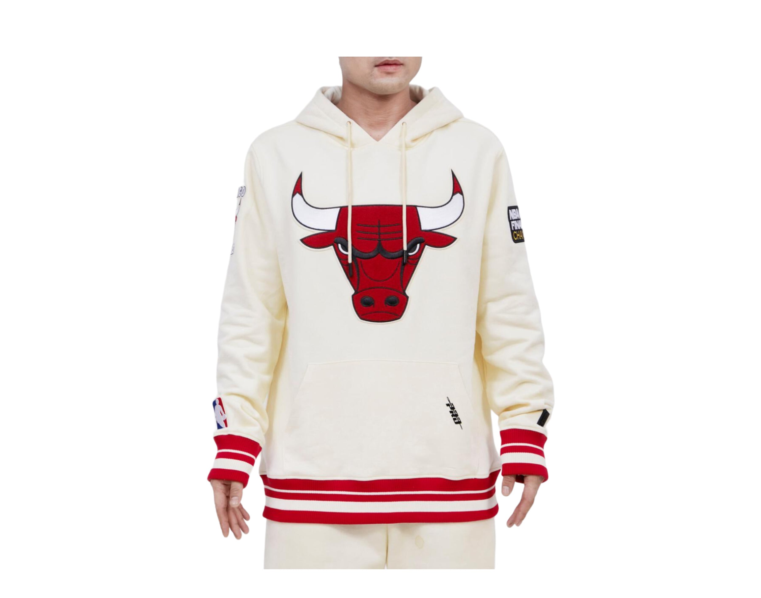 Men's Chicago Bulls White Hoodie - Jacket Makers