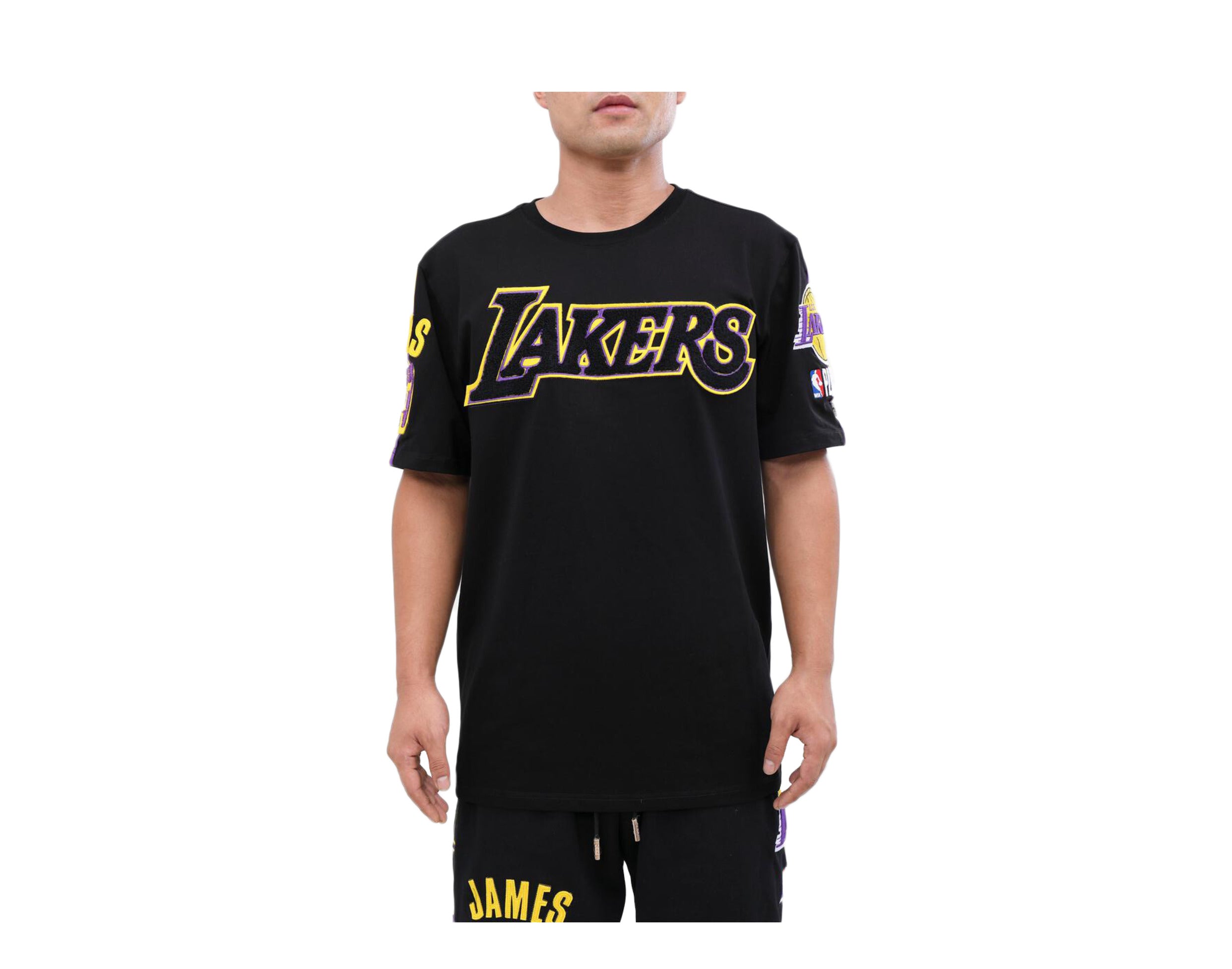 Pro Standard NBA LA Lakers - Lebron James Pro Team Men's Shirt  BLL151107-BLK