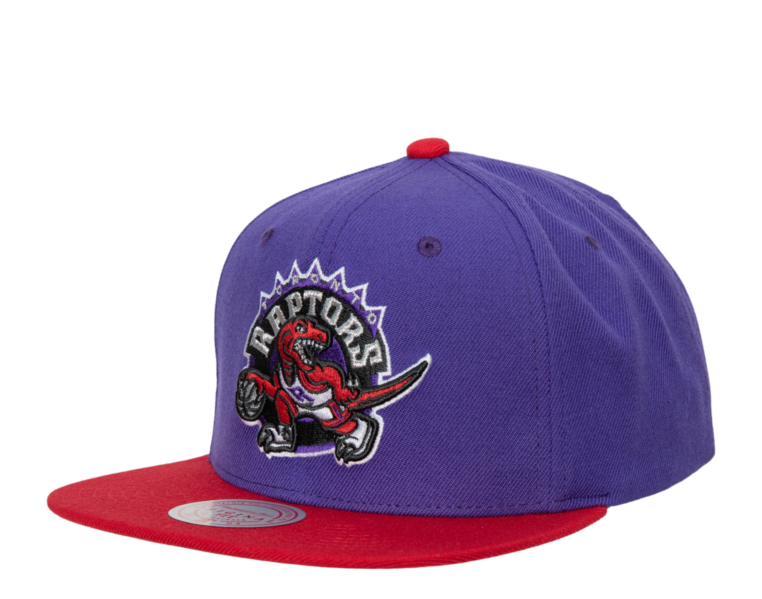Toronto Raptors Retro Mitchell & Ness Snapback Hat - Hardwood