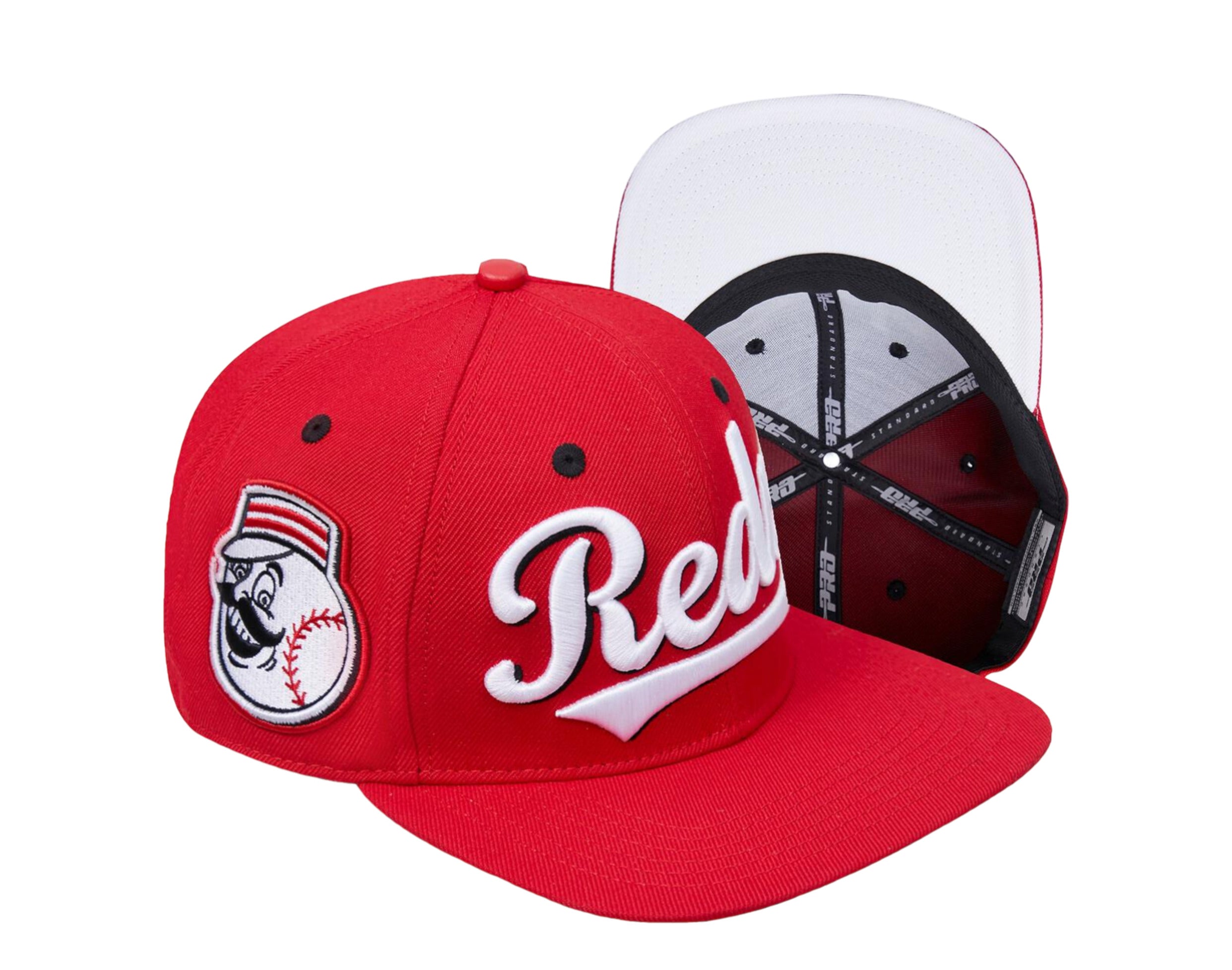 Pro Standard MLB Cincinnati Reds Retro Classic Wordmark Logo Snapback –  NYCMode