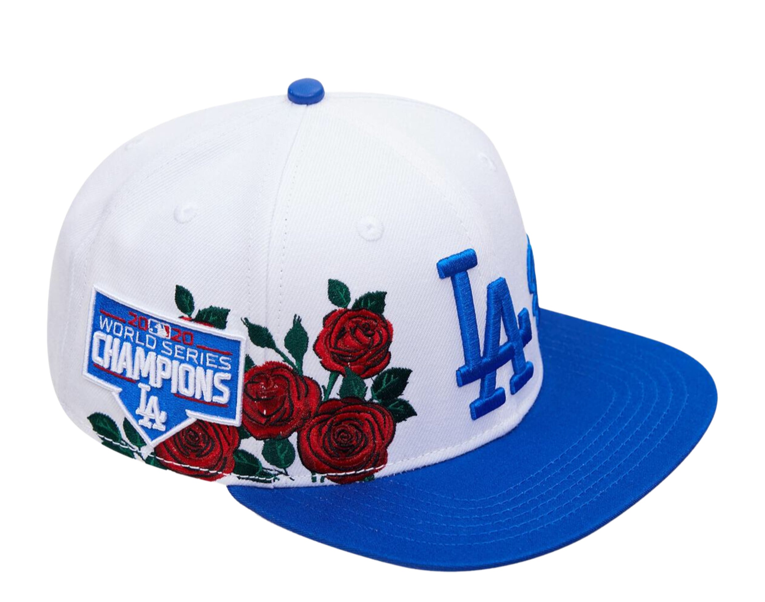 Pro Standard MLB Los Angeles Dodgers 2020 WS Roses Snapback Hat w/ Pink  Undervisor