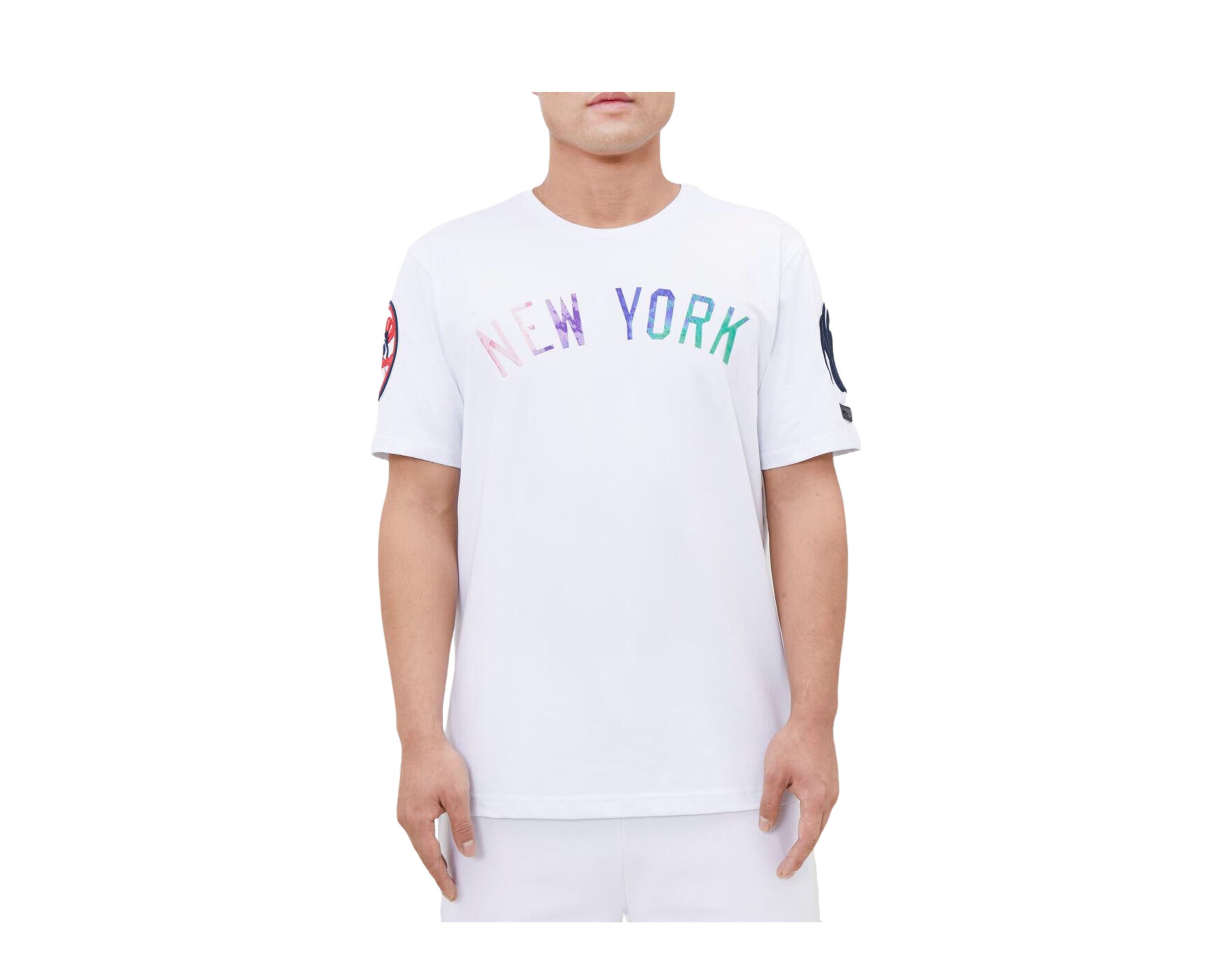 NEW YORK YANKEES LOGO PRO TEAM SHIRT (PINK)