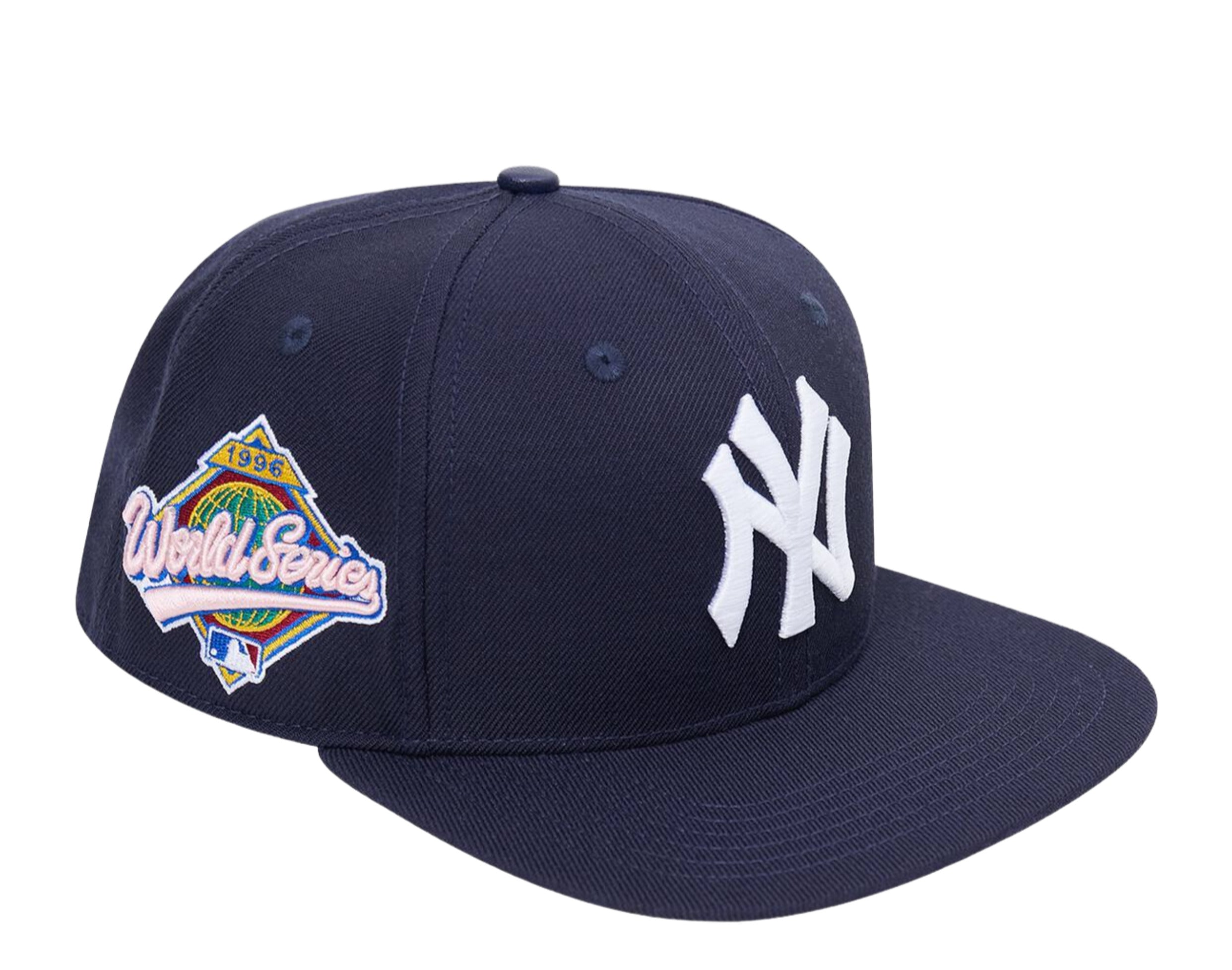 Pro Standard MLB New York Yankees 1996 World Series Snapback Hat w/ Pink  Undervisor