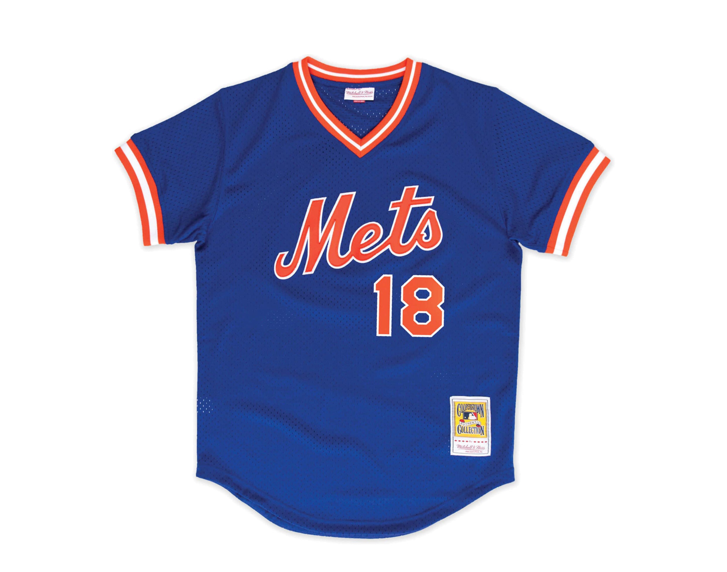 Mitchell & Ness Darryl Strawberry 1986 Mesh BP New York Mets