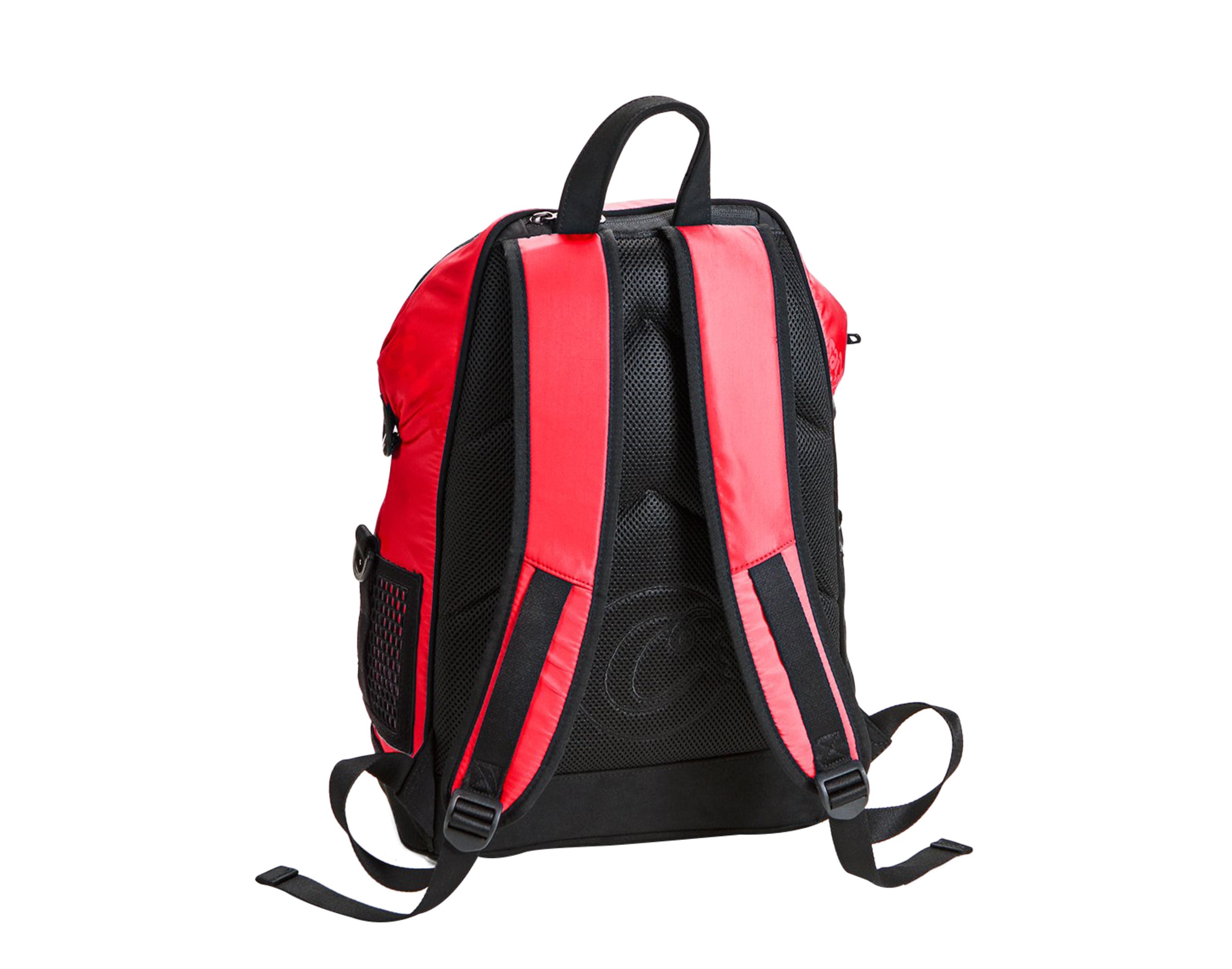 Cookies Luxe Satin Smell Proof Repeated Logo Red/Black Backpack