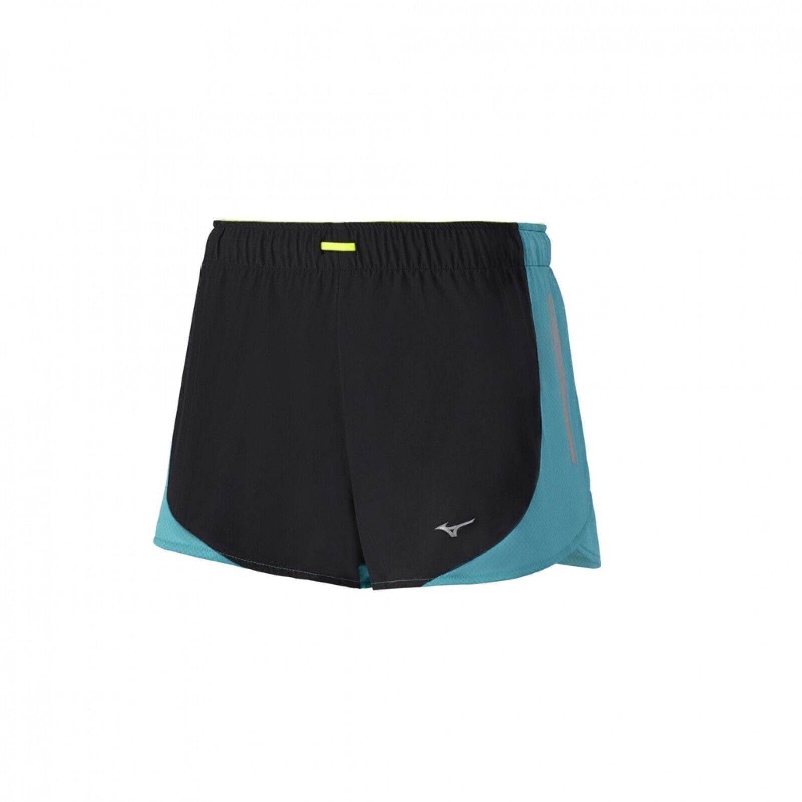 Mizuno Aero Square 2.5 Running Shorts Women's Black Blue Polyester