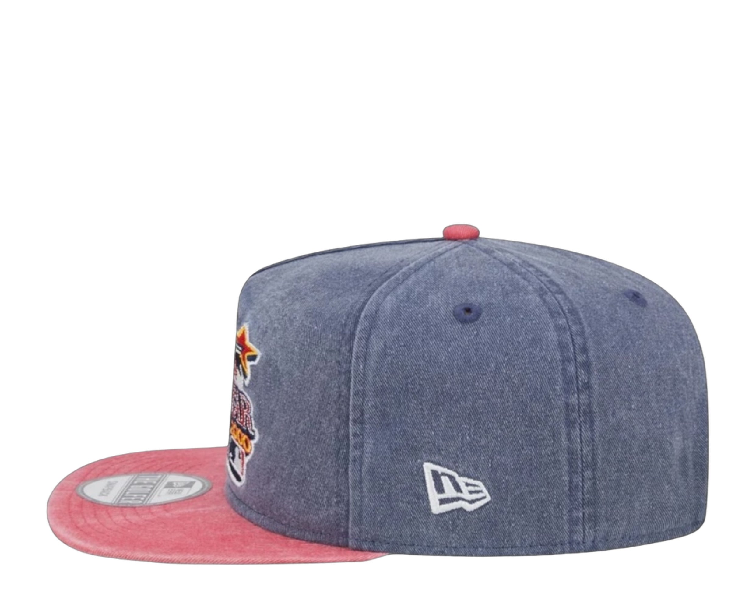 New Era MLB Atlanta Braves Pigment Dye Golfer Snapback Hat