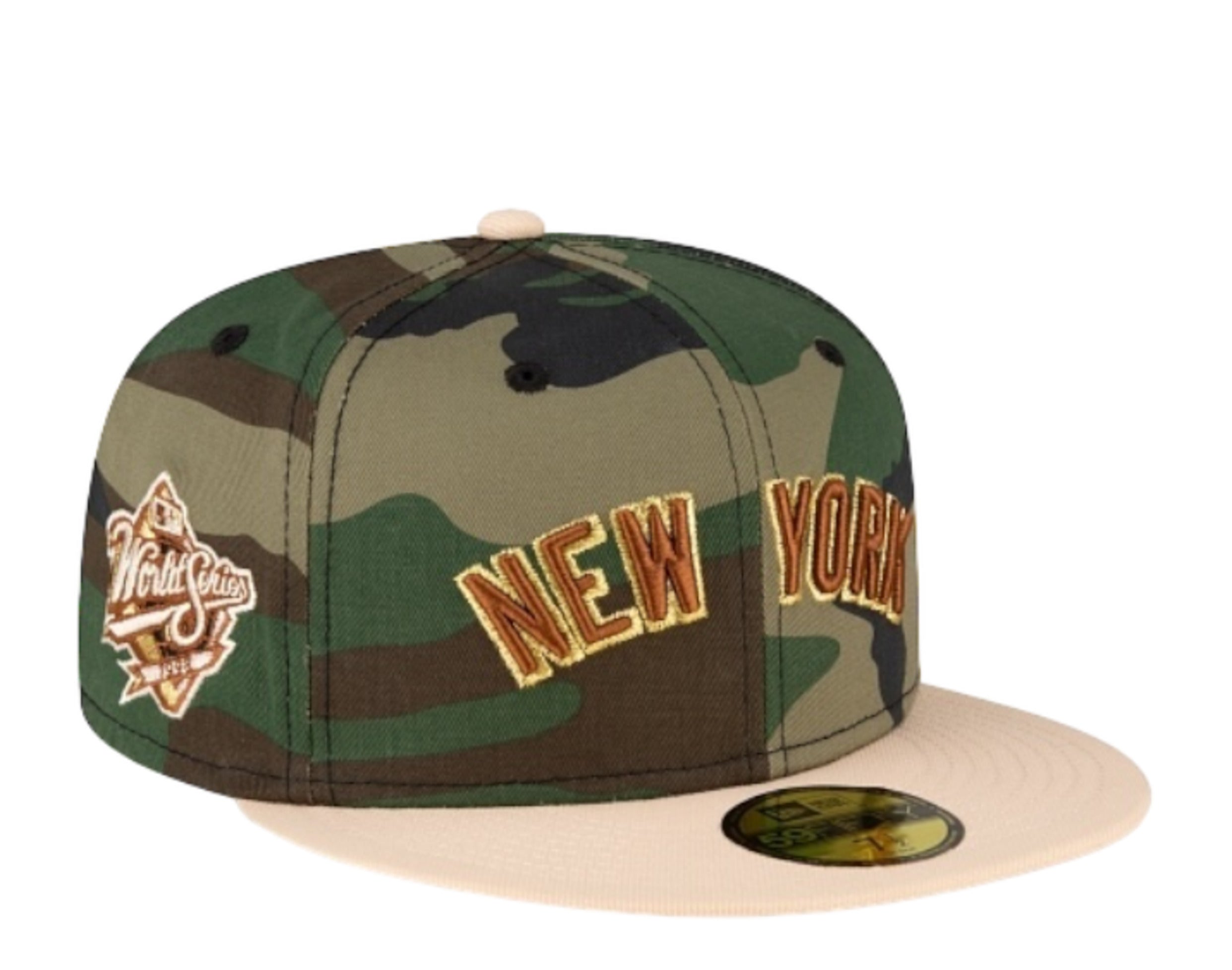 New Era 59Fifty MLB New York Yankees Woodland Camo 1998 World Series Fitted Hat