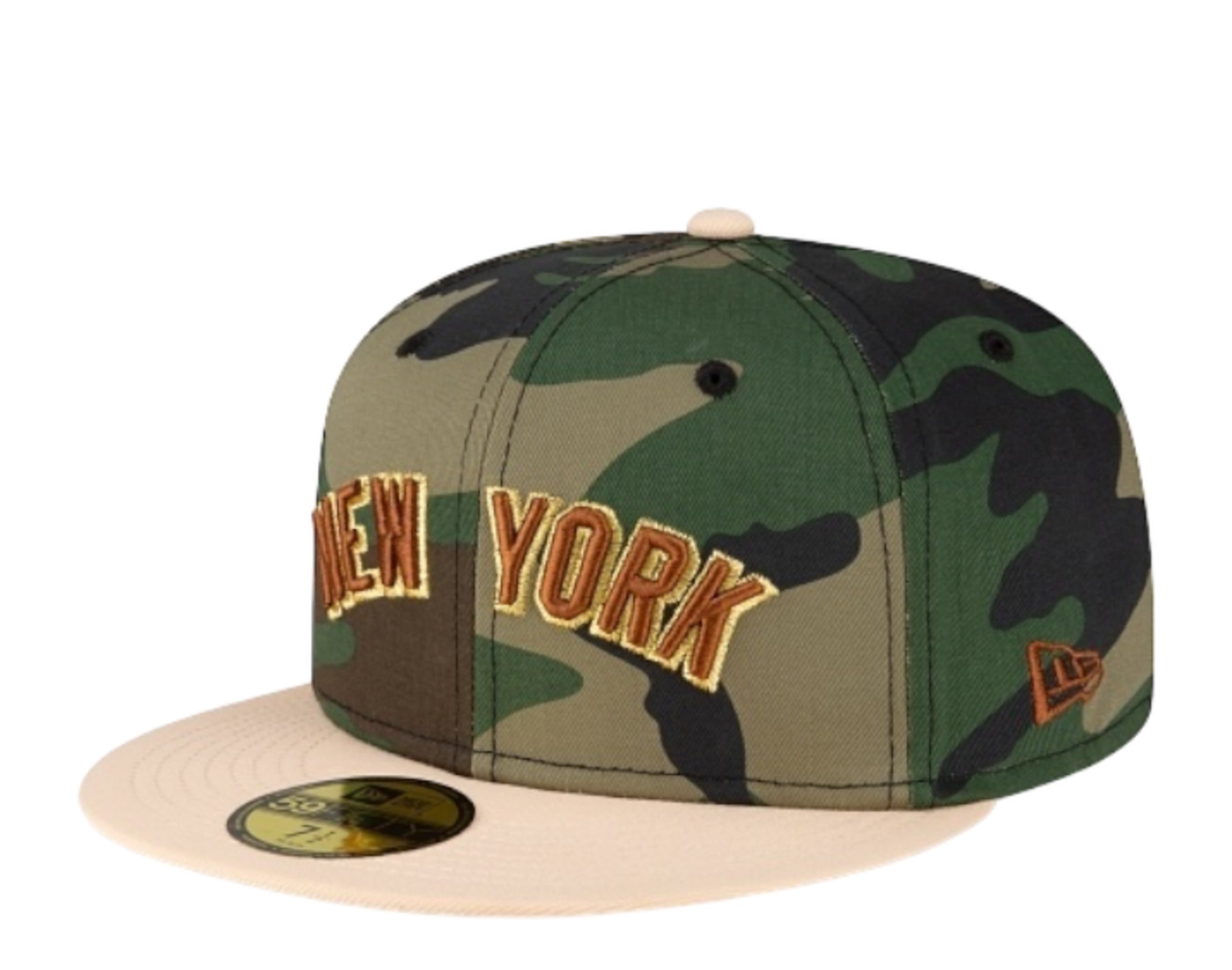 New Era 59Fifty MLB New York Yankees Woodland Camo 1998 World Series Fitted Hat