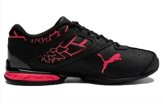 Puma Tazon 6 Graphic 193611-01 Sneakers Women's Black Red Athletic Running Shoes