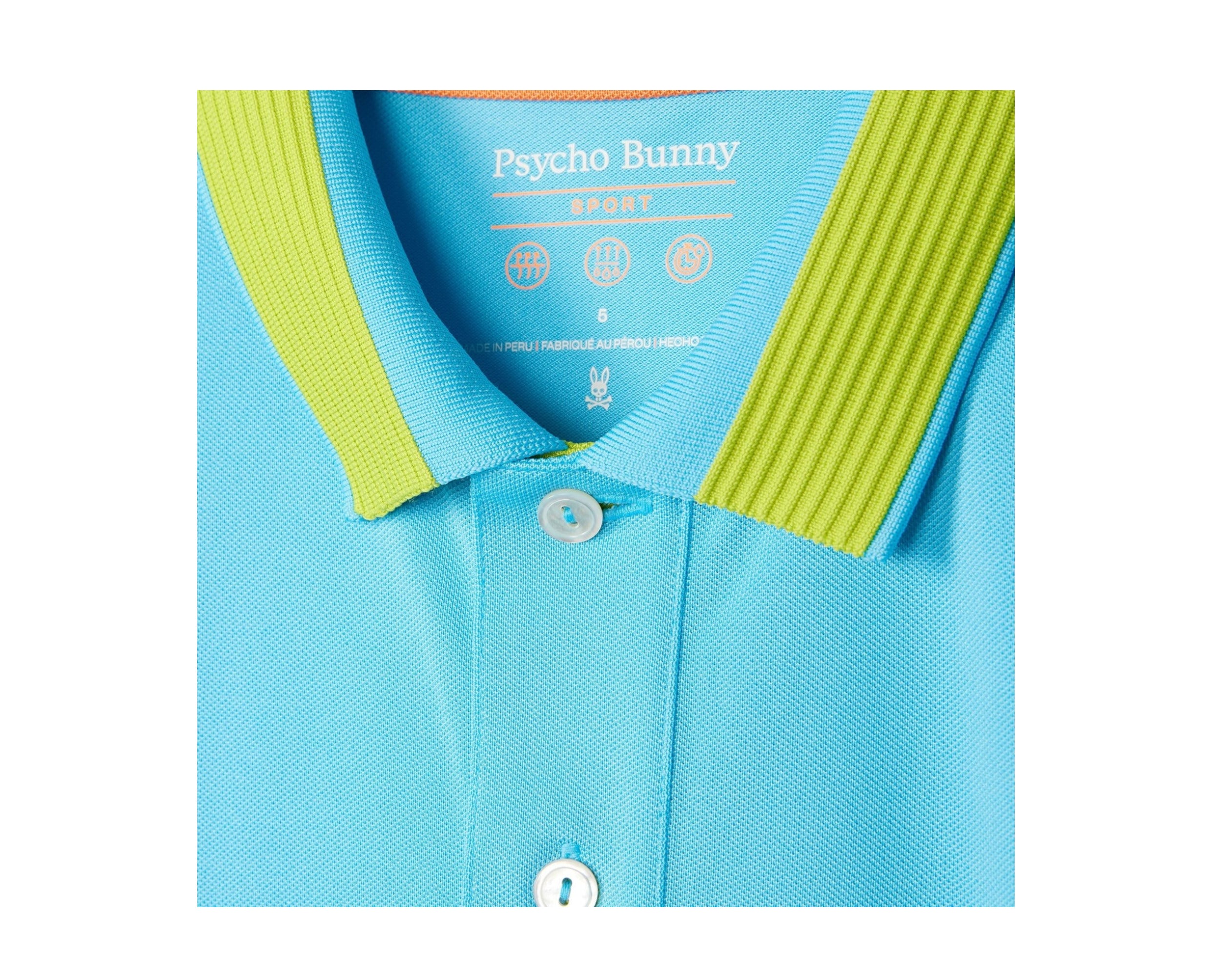 Psycho Bunny Graham Mesh Sport Polo Men's Shirt