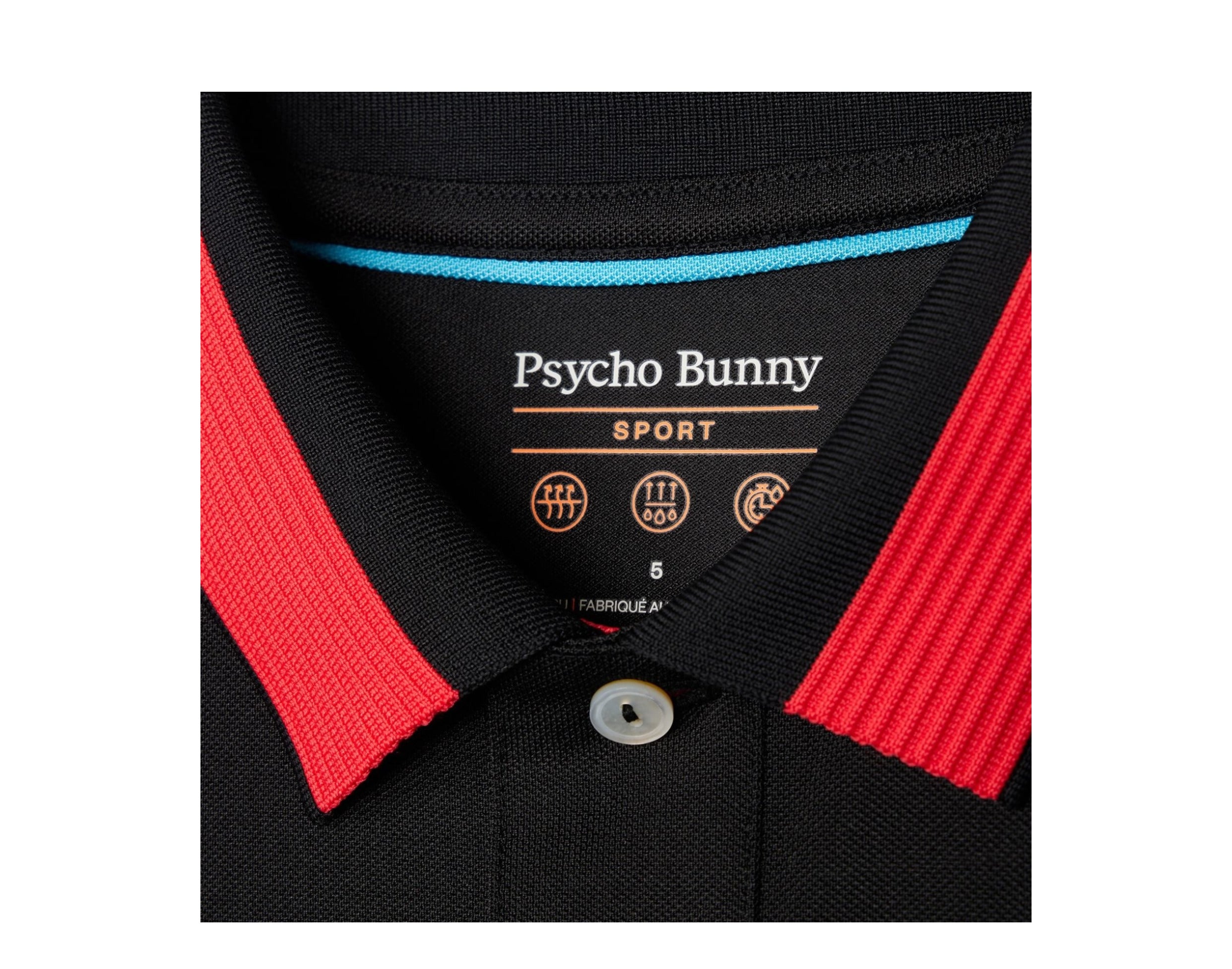 Psycho Bunny Graham Mesh Sport Polo Men's Shirt