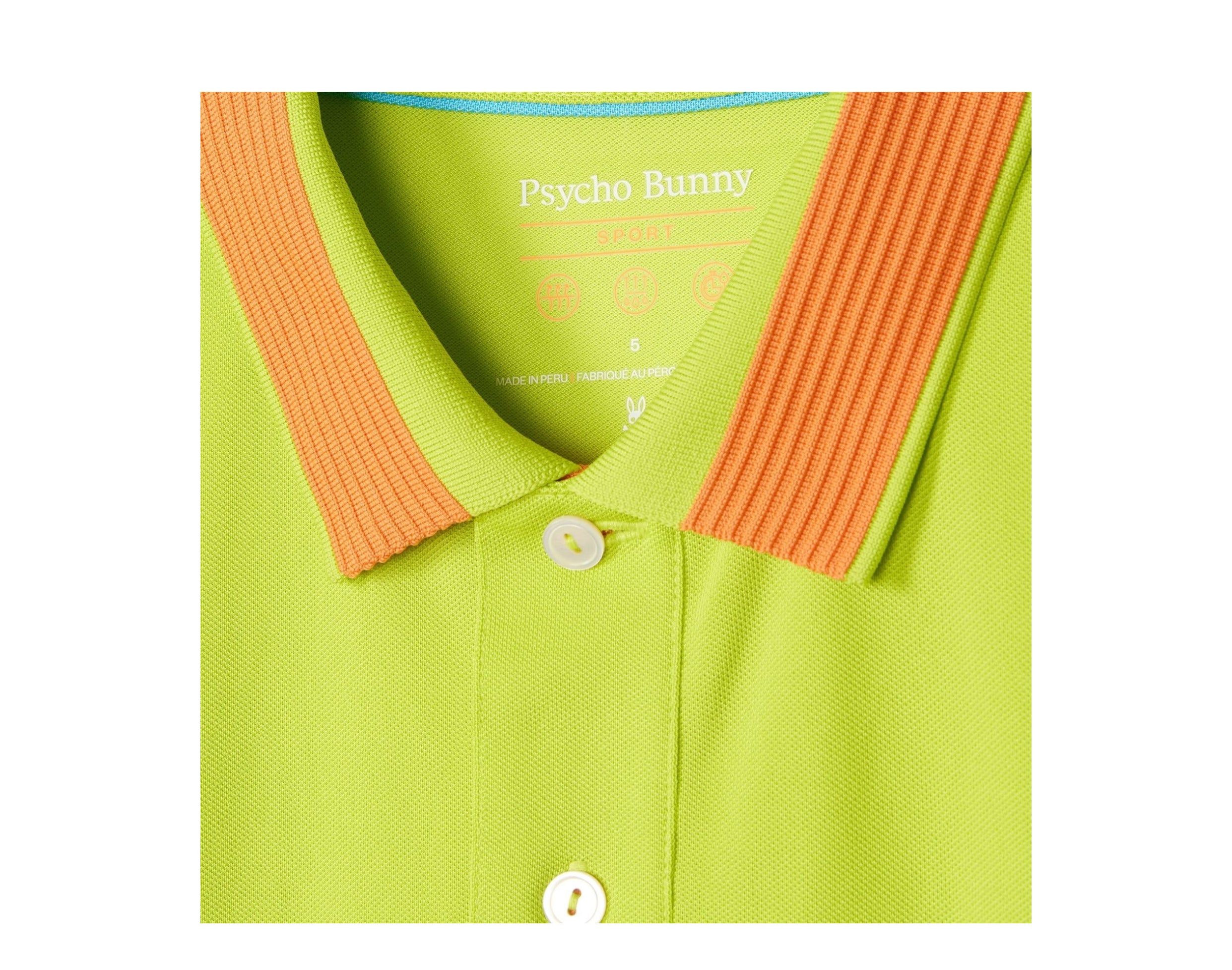 Psycho Bunny Graham Mesh Sport Polo Men's Shirt