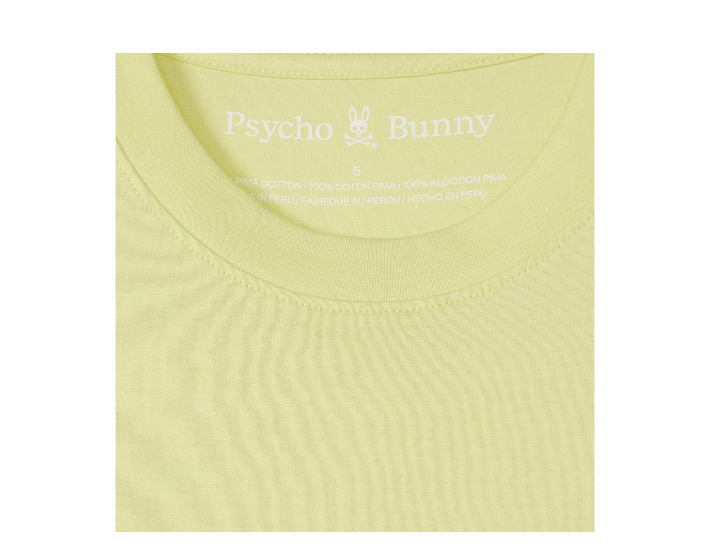 Psycho Bunny Classic Crew Neck Men's Tee Shirt