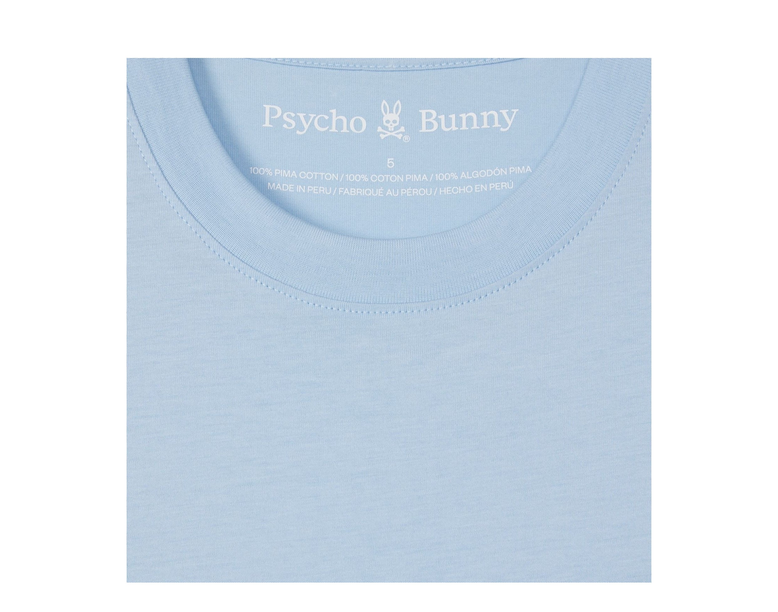 Psycho Bunny Classic Crew Neck Men's Tee Shirt