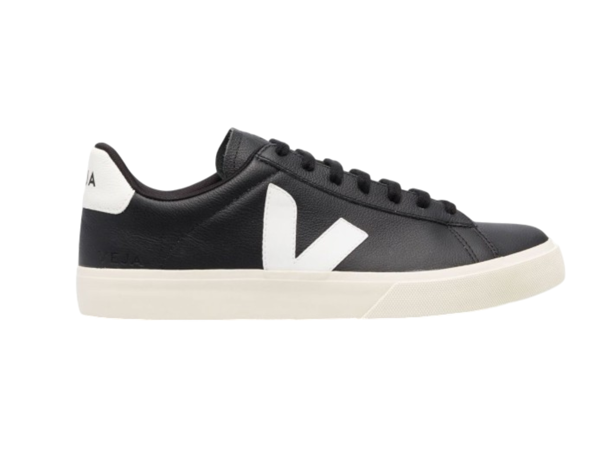 Veja Campo CP0501215A Sneakers Women's Black White Leather Low Top Comfort Shoes