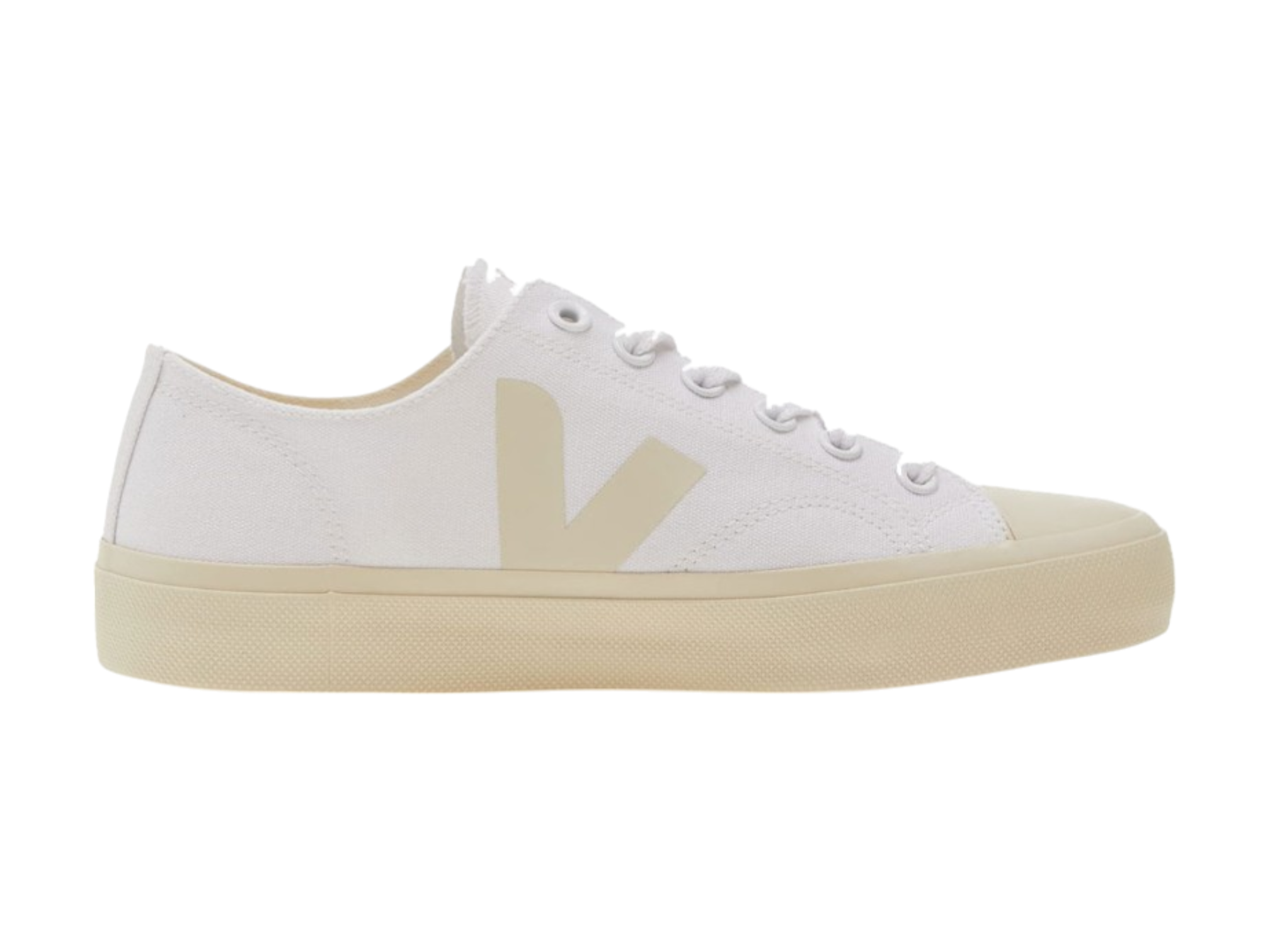 Veja Wata II Low PL0101401A Sneakers Women's White Pierre Canvas Comfort Shoes