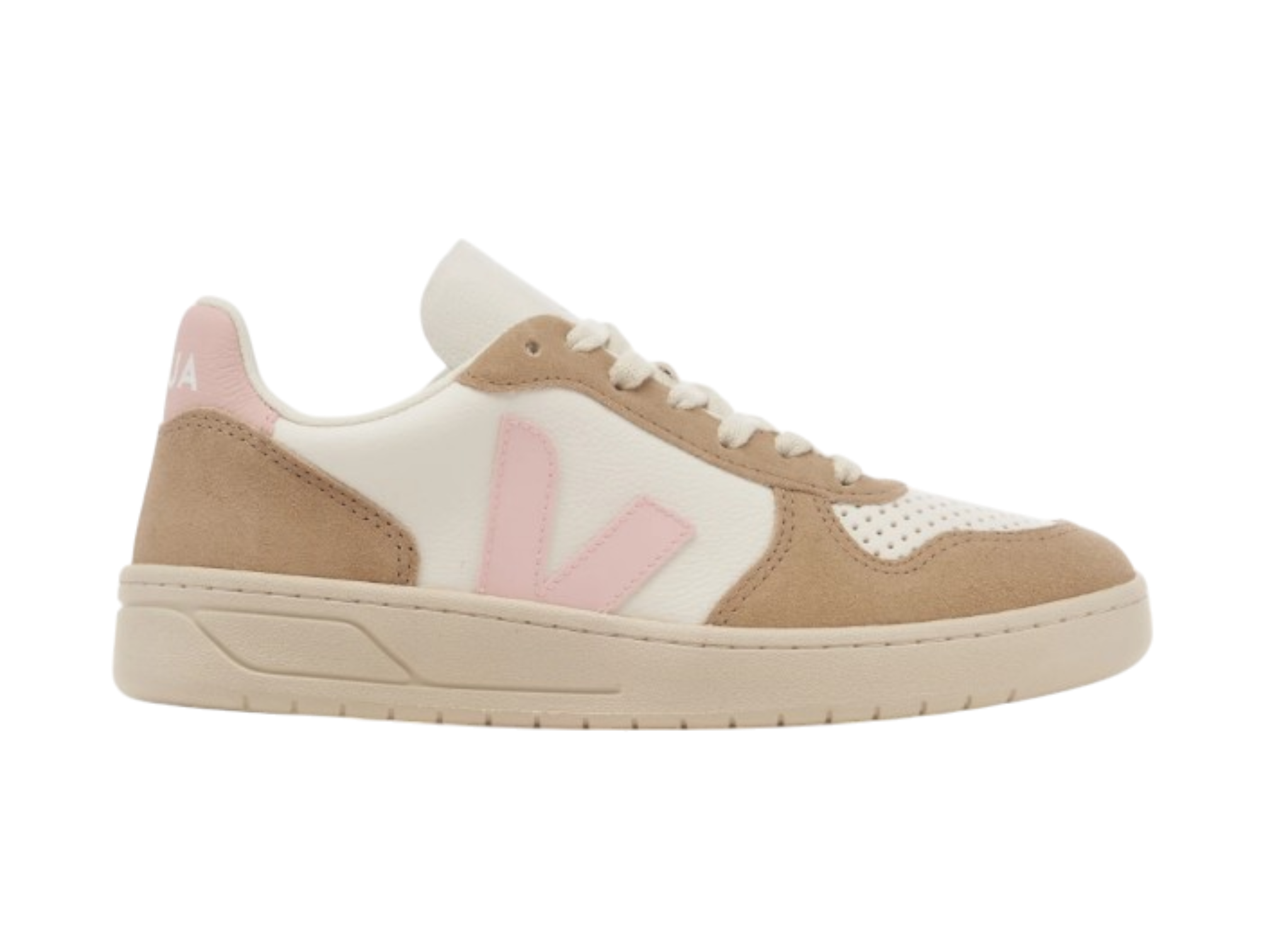 Veja V-10 VX0503299A Sneakers Women's EU 40 White Sahara Lace Up Comfort Shoes