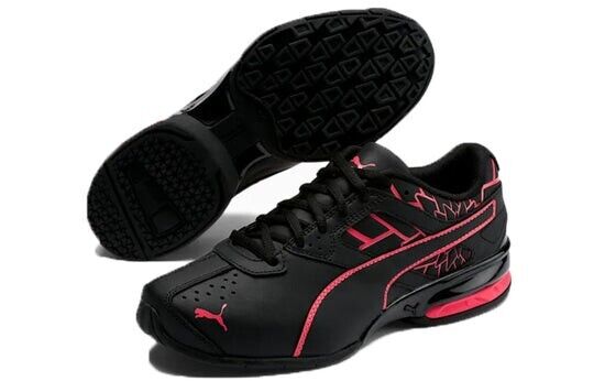 Puma Tazon 6 Graphic 193611-01 Sneakers Women's Black Red Athletic Running Shoes